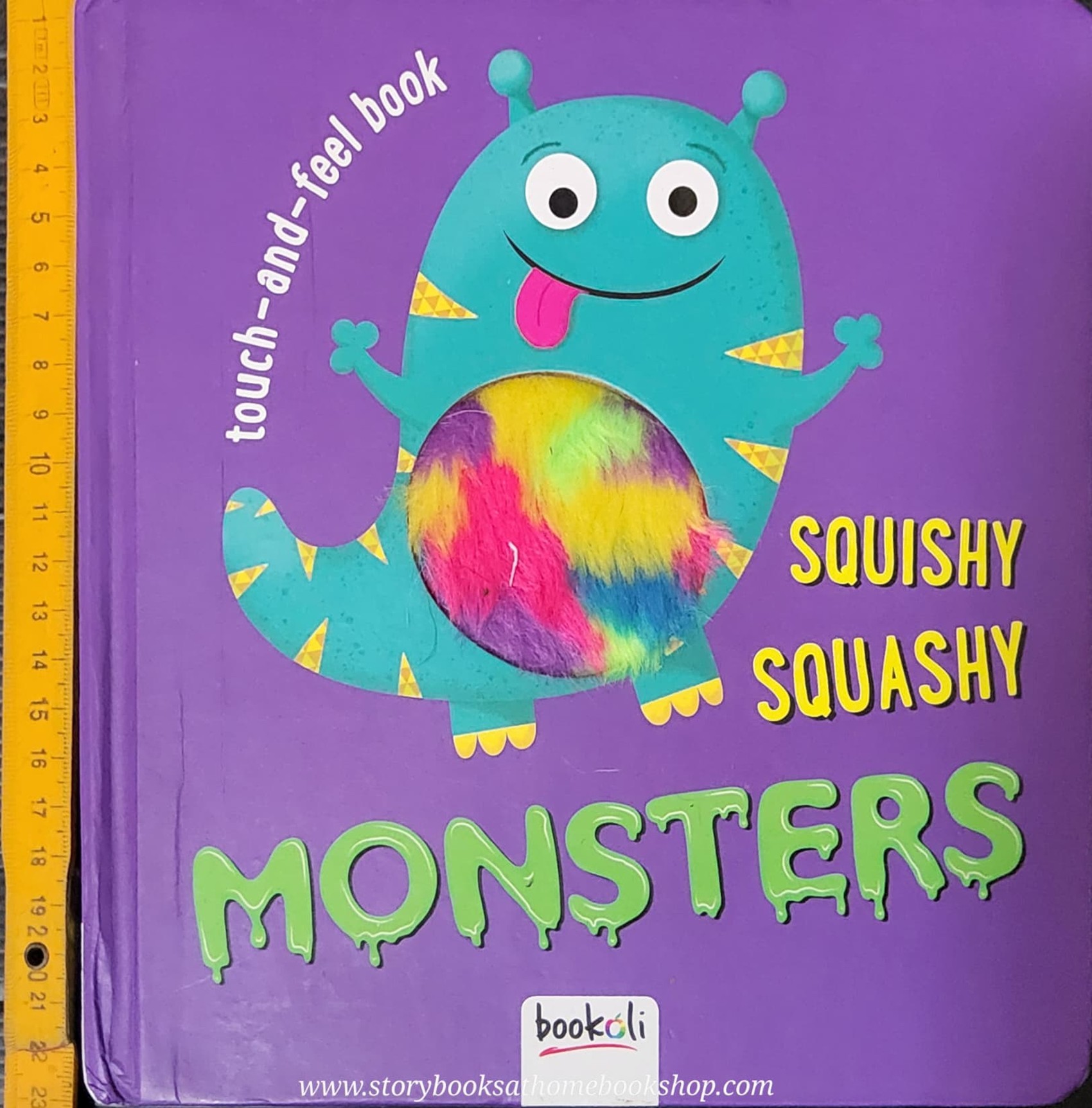 TOUCH AND FEEL BOARD BOOK ** 🍅🍅SQUISHY SQUASHY MONSTERS