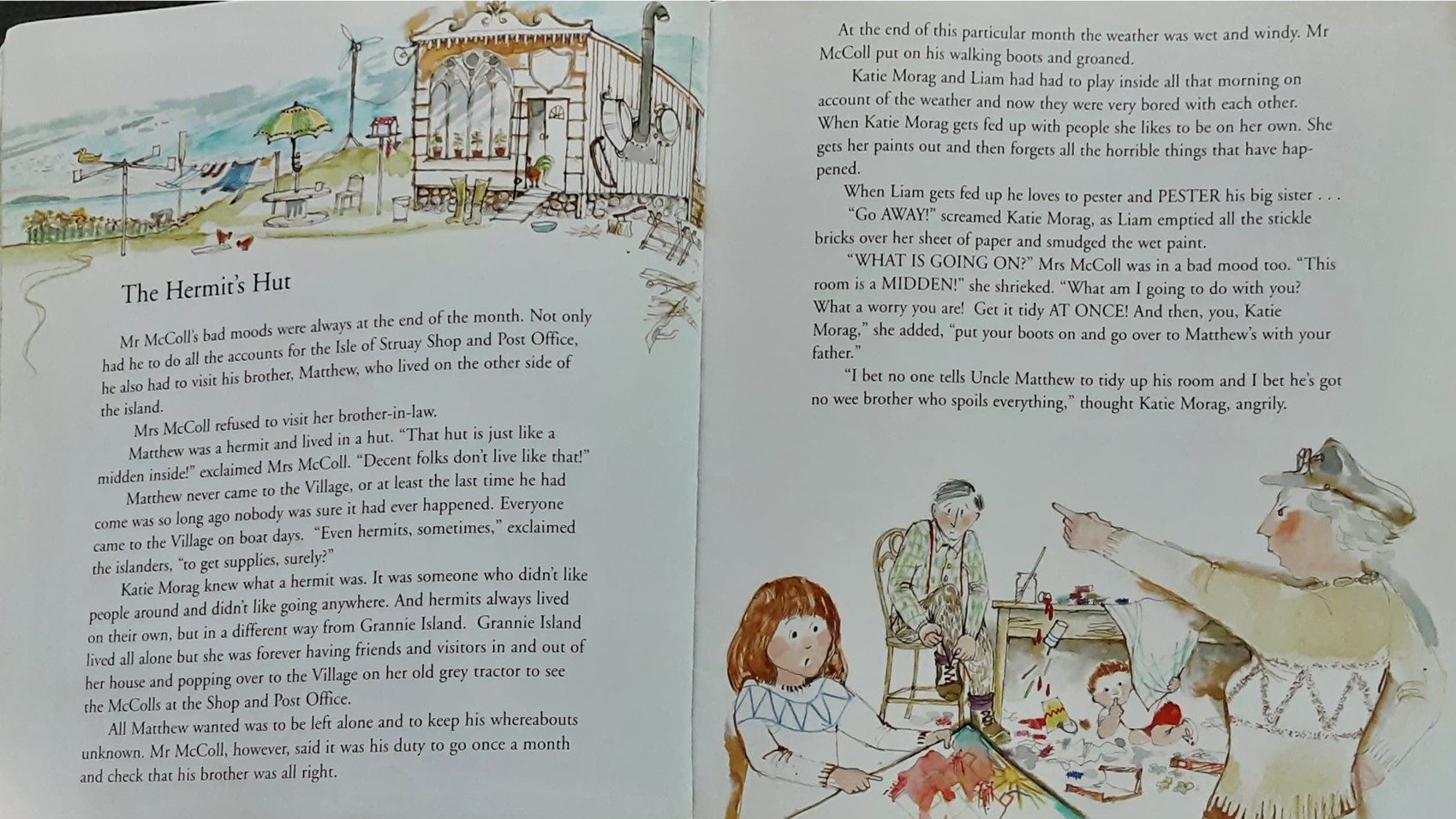 หนังสือนิทานเด็ก ภาษาอังกฤษ ปกอ่อน 🍅🍓The second Katie Morag Storybook/Used สภาพ 80-90%