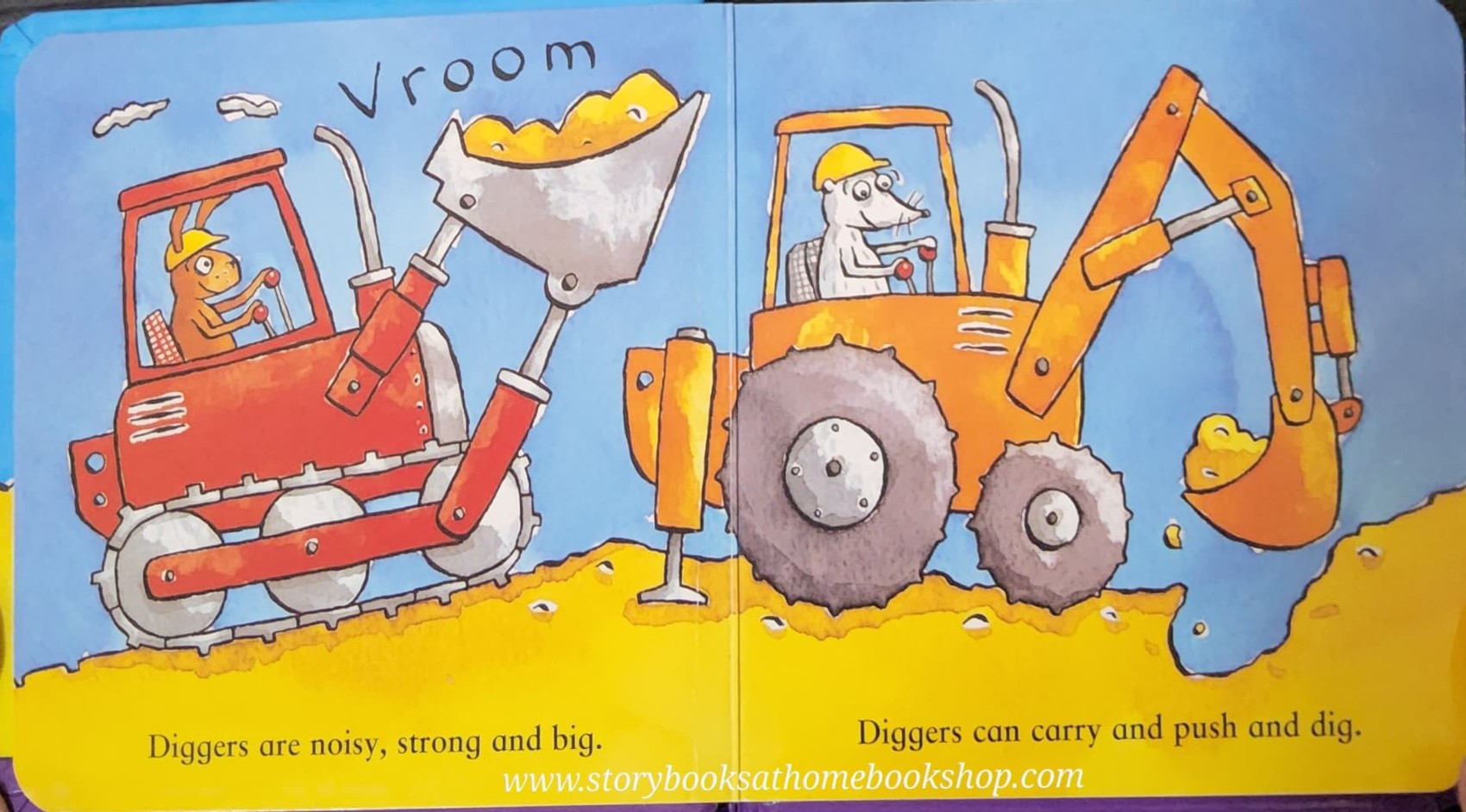 หนังสือนิทานปกแข็ง** 🍅🍓DAZZLING DIGGERS BY TONY MITTON AND ANT PARKER