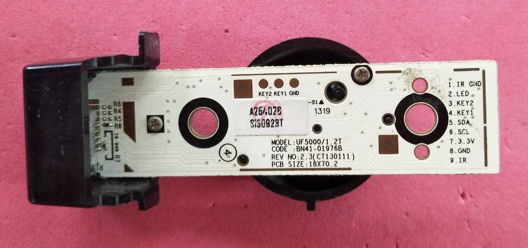 ตัวรับรีโมท/คีย์ทัช SAMSUNGของถอด พาร์ท BN41-01976B BN96-26411C BN96-26411Q รุ่นUA28F4000 UA40F5000AM UA40F5000AR UA40F5100AR UA40F5105AR UA46F5000