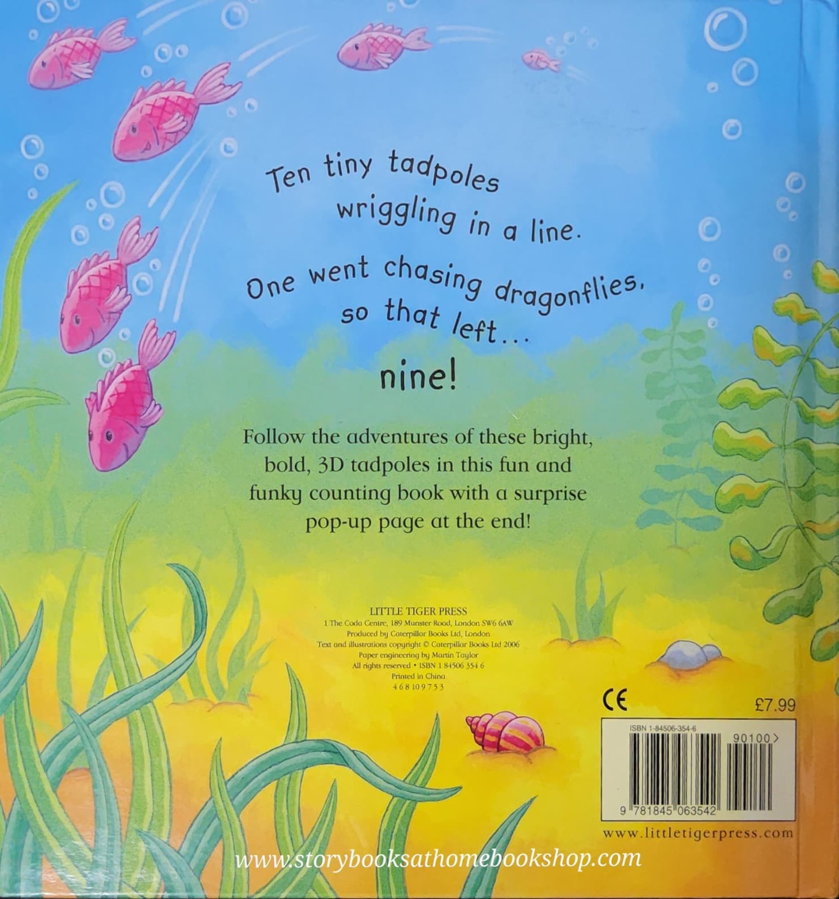 TOUCH AND FEEL POP UP BOOK ** 🍅🍓TEN TINY TADPOLES