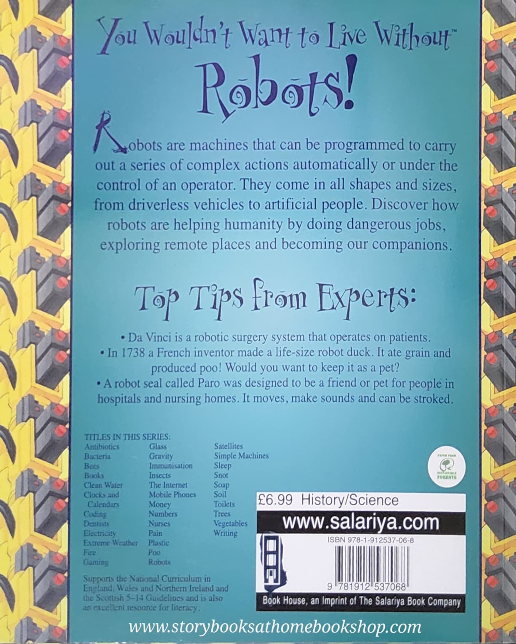 Knowledge Book** 🍅🍓YOU WOULDN'T WANT TO BE LIVE WITHOUT ROBOTS!