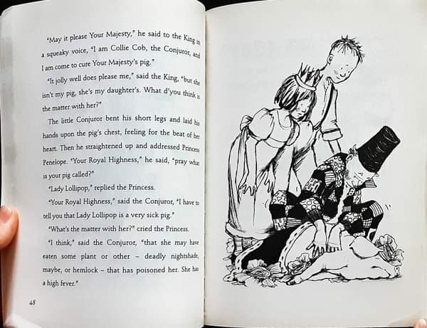 วรรณกรรมเยาวชน ภาษาอังกฤษ อ่านนอกเวลา CLVER LOLLOPOP BY DICK KING-SMITH/สภาพ 85-90%