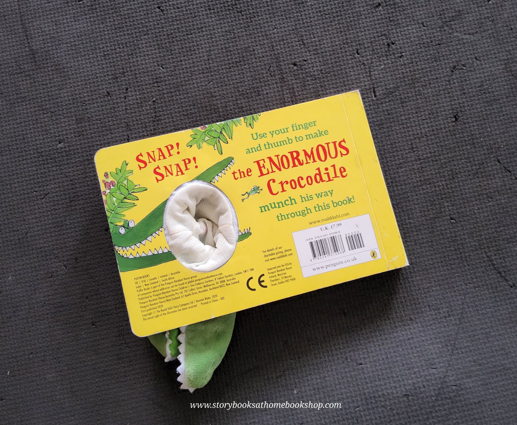 FINGER PUPPET BOARD BOOK** 🍅🍓THE ENORMOUS CROCODILE BY ROALD DAHL