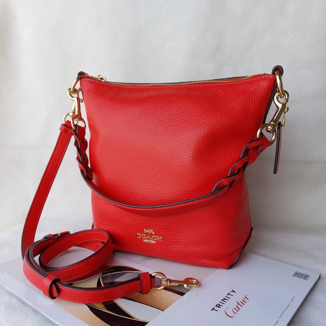 New Coach MINI ABBY DUFFLE IM/BRIGHT RED