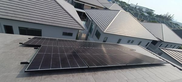 งานติดตั้ง ระบบโซล่าเซลล์ On grid 5kw 1 ph Inverter Solax X1-5.0-T-D (L)+ Seraphim 600w