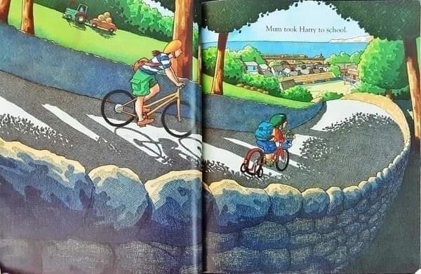 หนังสือนิทานปกอ่อน ** 🍓🍓Harry and the Dinosaurs go to School