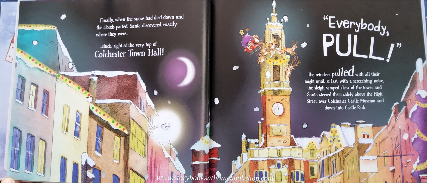 หนังสือนิทานปกแข็ง** 🍅🍅SANTA IS COMING TO COLCHESTER