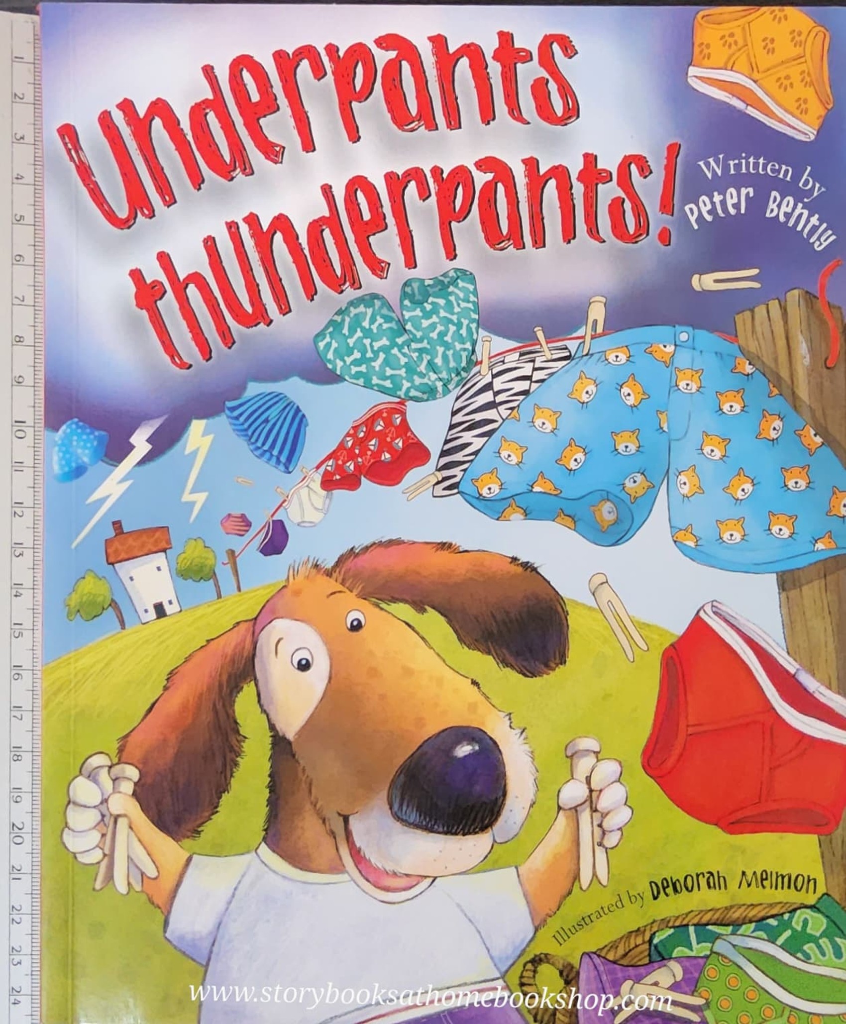 หนังสือนิทานปกอ่อน ** 🍅🍓UNDERPANTS THUNDERPANTS! BY PETER BENTLY
