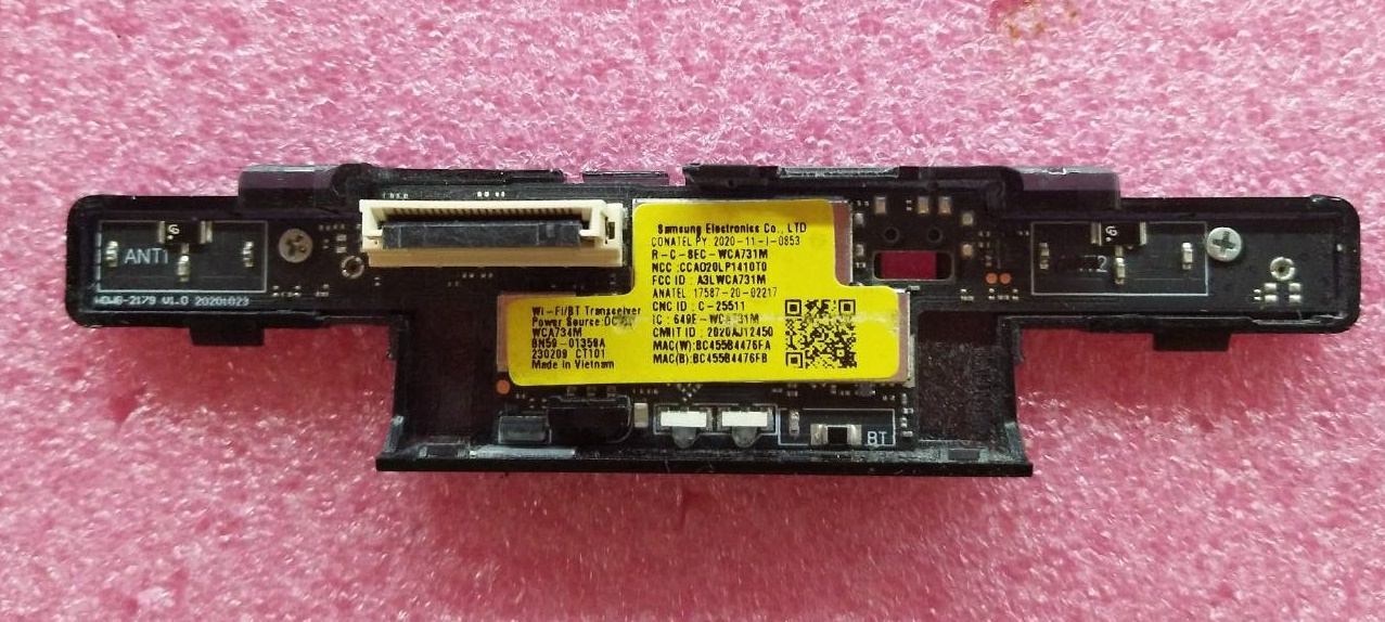 ตัวรับสัญญาณ Wifiทีวี ซัมซุงSAMSUNG (ซัมซุง) ของแท้ถอดจากเครื่อง พาร์ทBN59-01360A BN59-01359A BN98-08364A BN98-08365A ใช้กับรุ่นHG43AU800AW HG50AU800AWXXT HG55AU800AWXXTและรุ่นอื่นที่พาร์ทตรงกัน