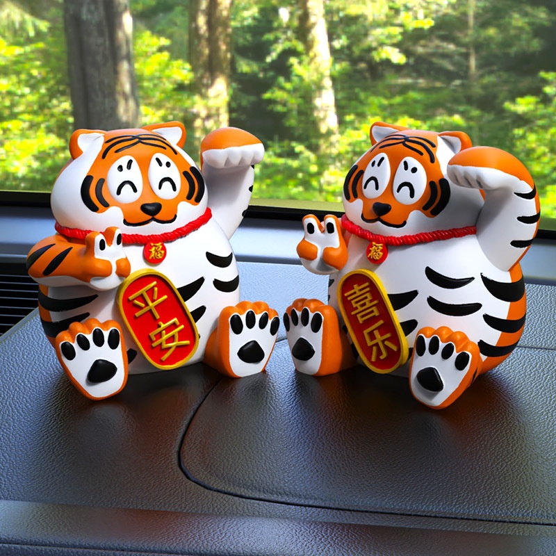 เสือกวัก ปีเสือ เสืออ้วน กวักทรัพย์ กวักโชค เสือนำโชค ของตกแต่งบ้าน ของมงคล