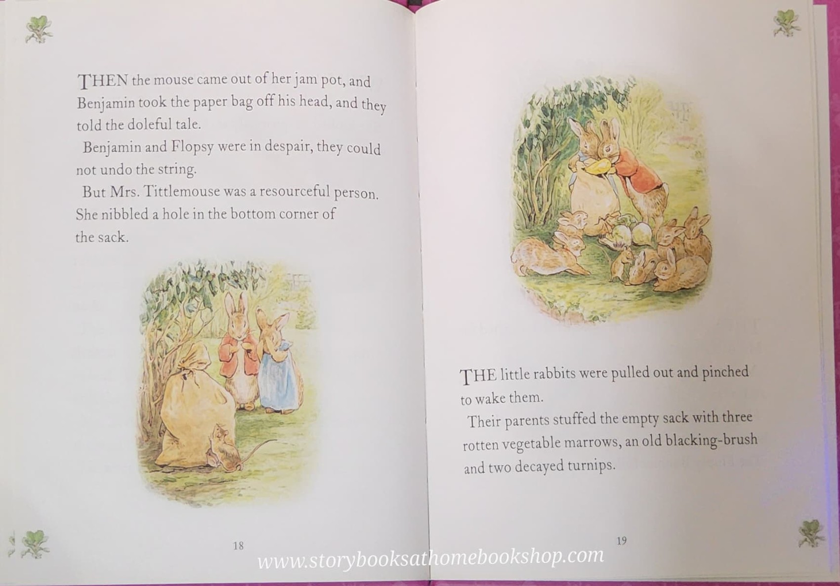 หนังสือนิทานปกแข็ง** 🍅🍓THE TALE OF THE FLOPSY BUNNIES BY BEATRIX POTTER