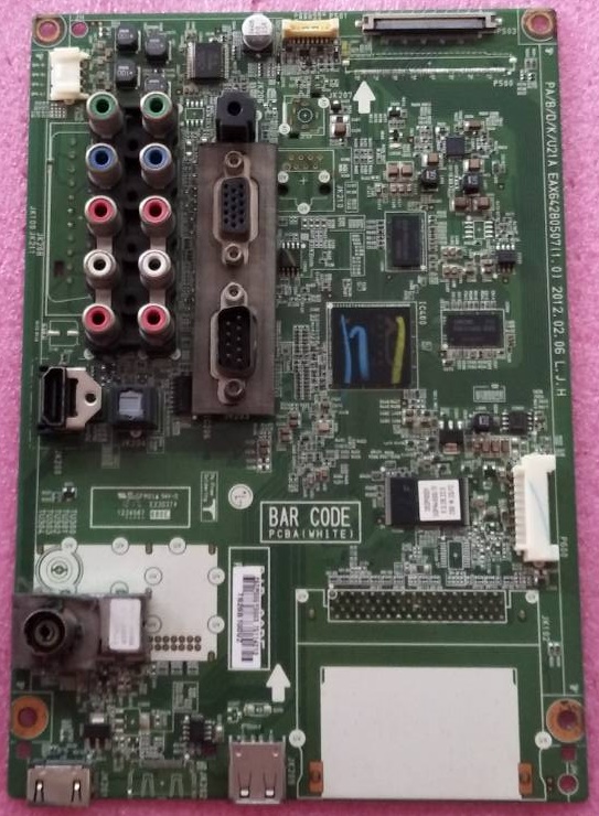 เมนบอร์ดทีวีพลาสม่าLG (แอลจี) ของแท้ถอดจากเครื่อง ใช้กับรุ่น 50PA4500 42PA4500 เวอร์ชั่นพอท VGAชิดกัน