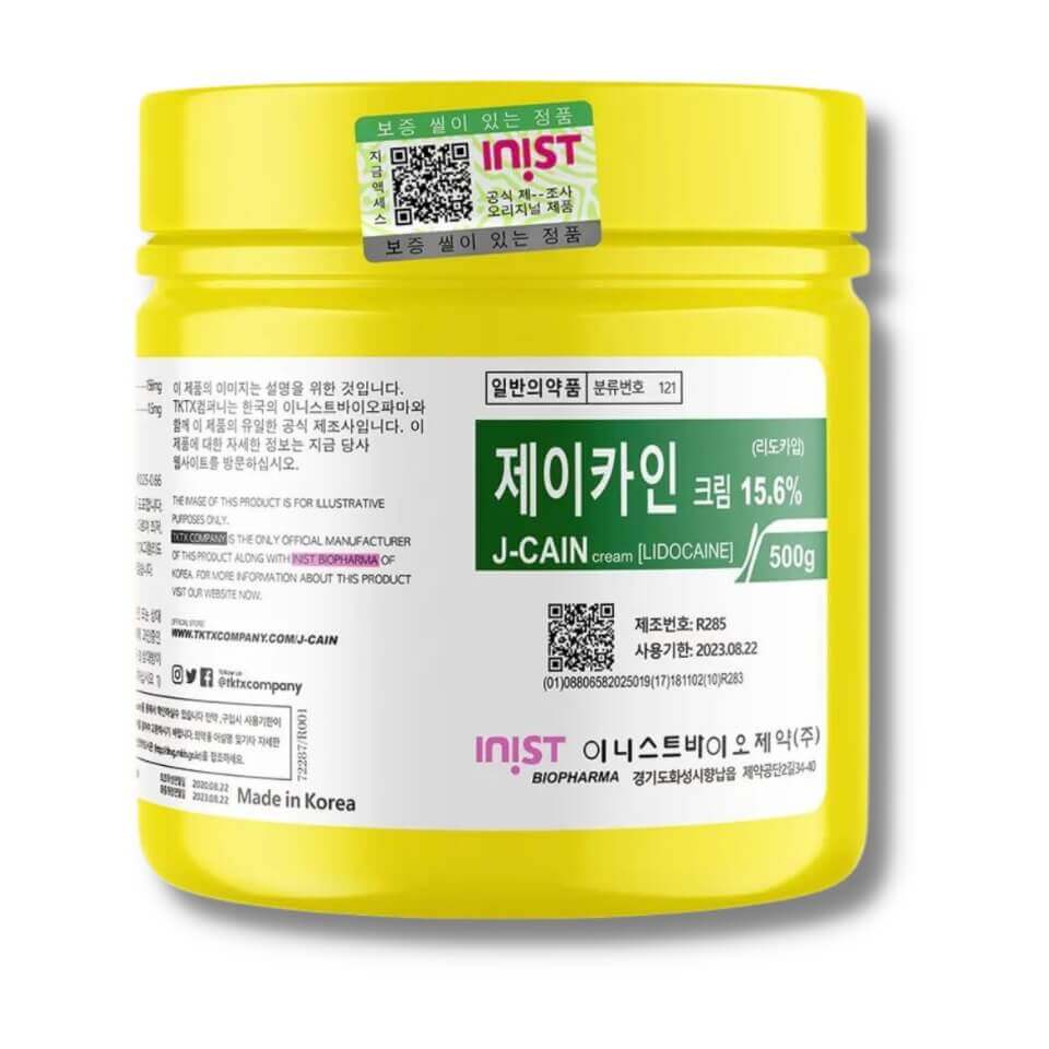 J-CAIN Cream 15.6% 500g