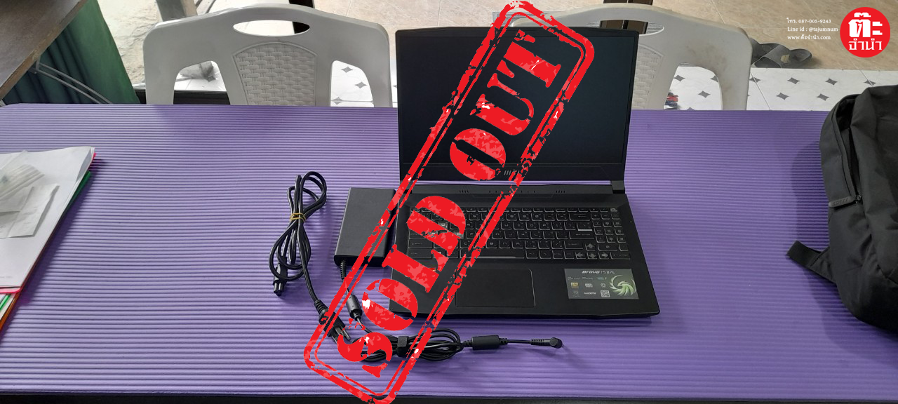 NOTEBOOK (โน้ตบุ๊ค) MSI BRAVO 15 B7ED-013TH (BLACK)