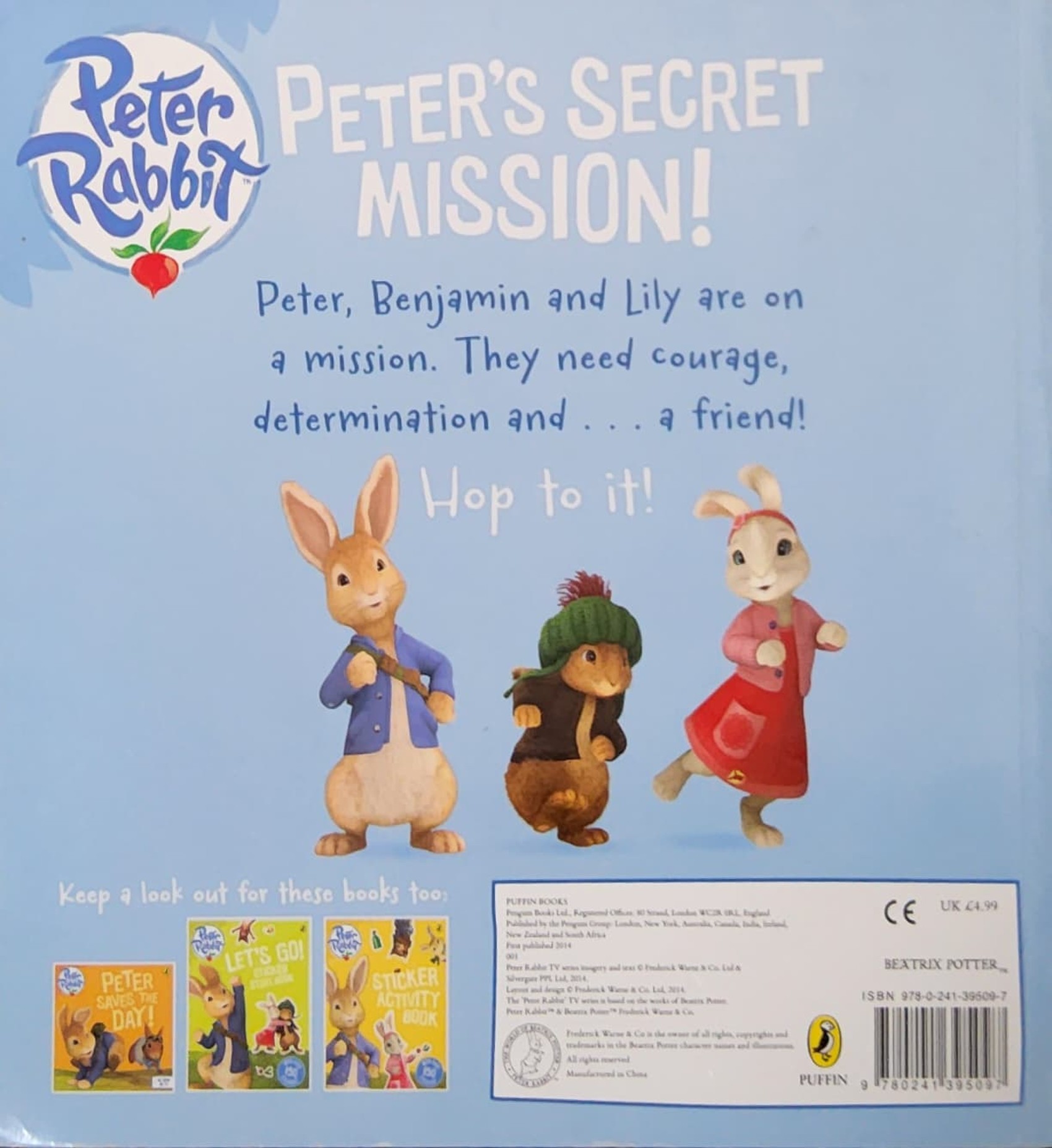 หนังสือนิทานปกอ่อน ** 🍅🍓PETER RABBIT:PETER'S SECRET MISSION