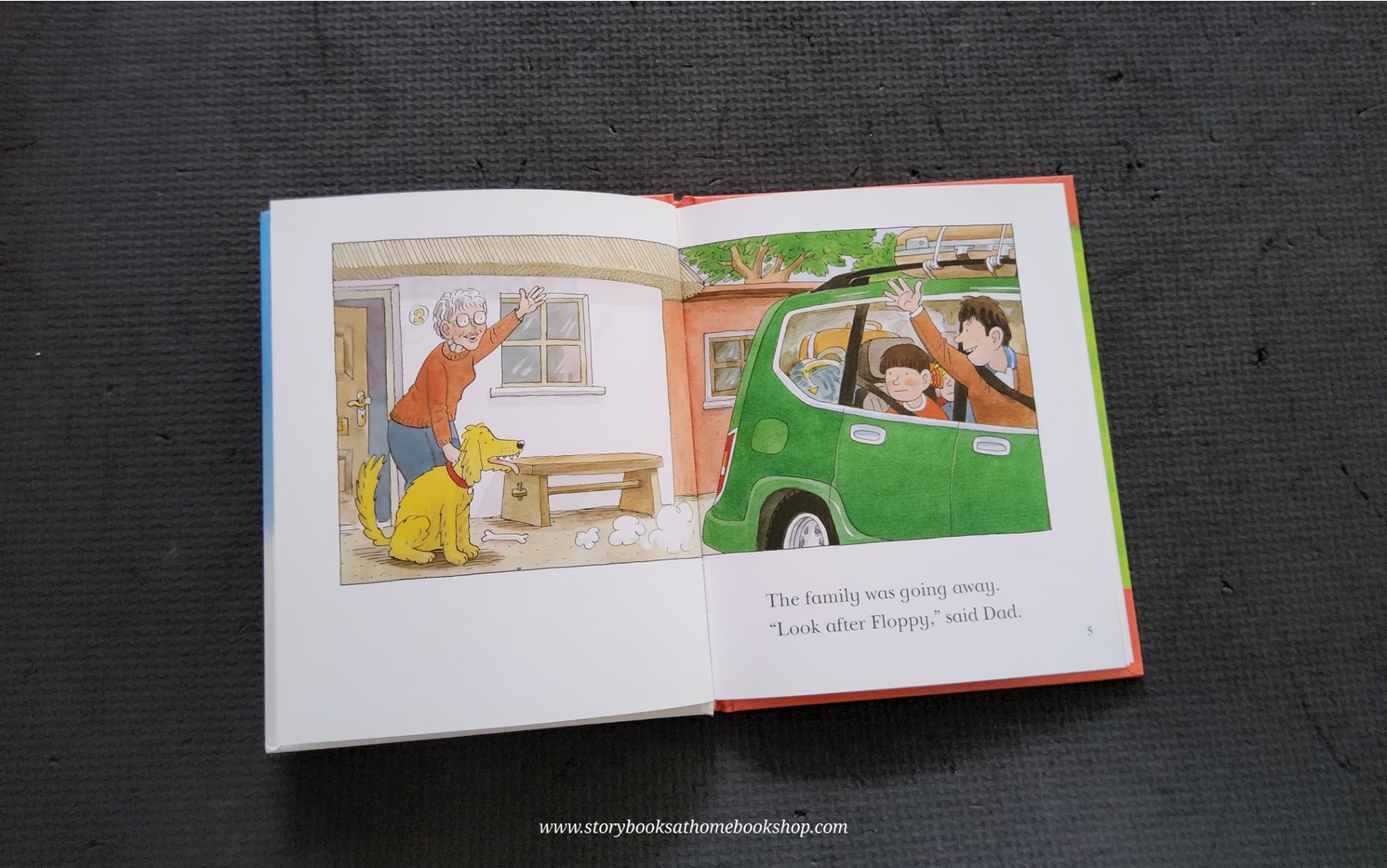 หนังสือนิทานปกแข็ง** 🍅🍅READ WITH BIFF,CHIP&KIPPER: LOOKING AFTER GRAN FIRST STORIES LEVEL5