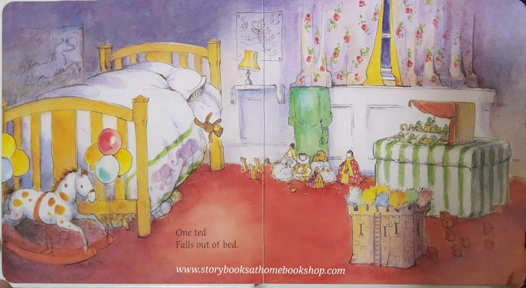 BOARD BOOK** 🍅🍅ONE TED FALLS OUT OF BED BY JULIA DONALDSON