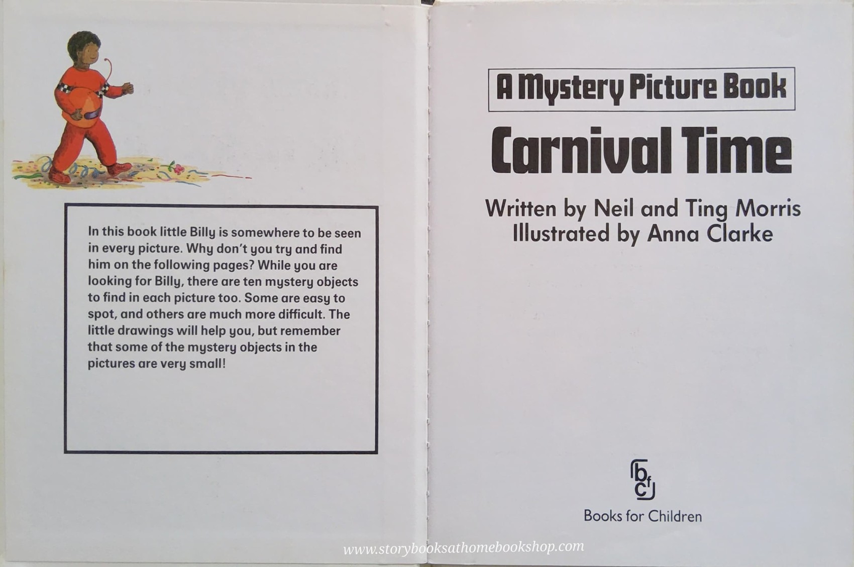 หนังสือนิทานปกแข็ง** 🍅🍓A MYSTERY PICTURE BOOK: CARNIVAL TIME