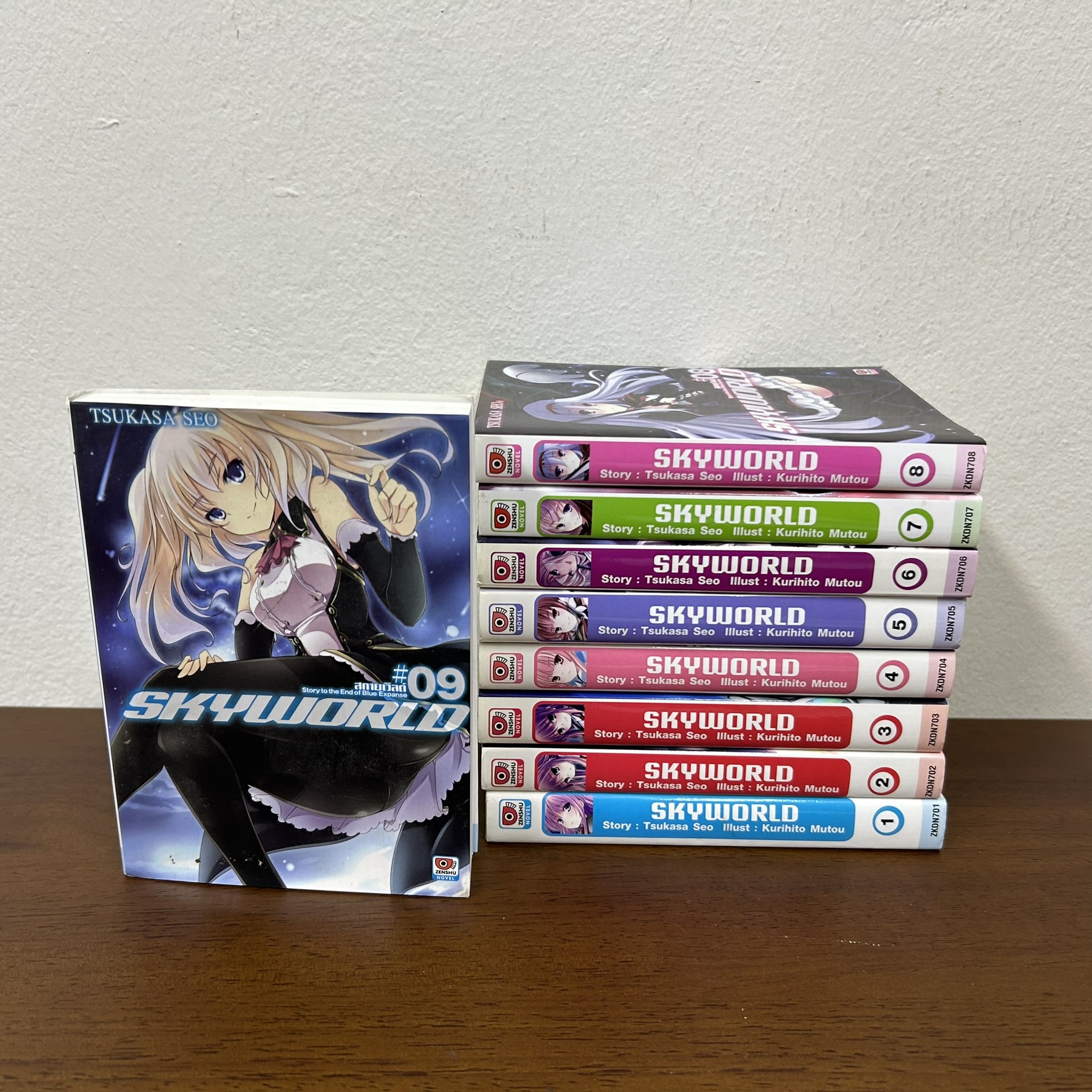 [LIGHT NOVEL] SKY WORLD สกายเวิลด์ เล่ม 1-9 ... Tsukasa Seo / Kurihito Mutou เขียน (มือสอง) นิยาย LN ไลท์โนเวล