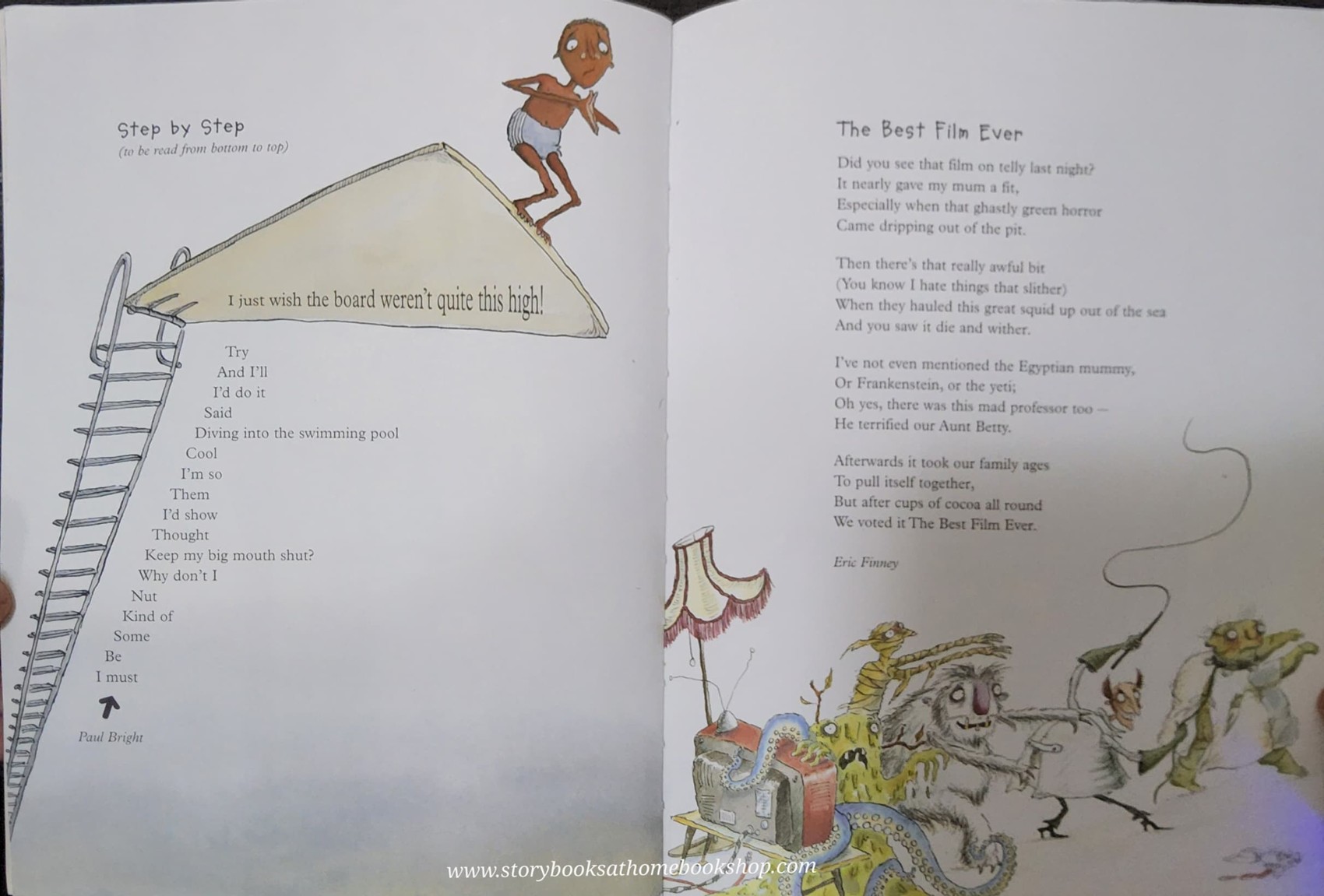 หนังสือนิทานปกอ่อน** 🍅🍓HERE COME THE HEEBIE VEEBIES AND OTHER SCARY POEMS