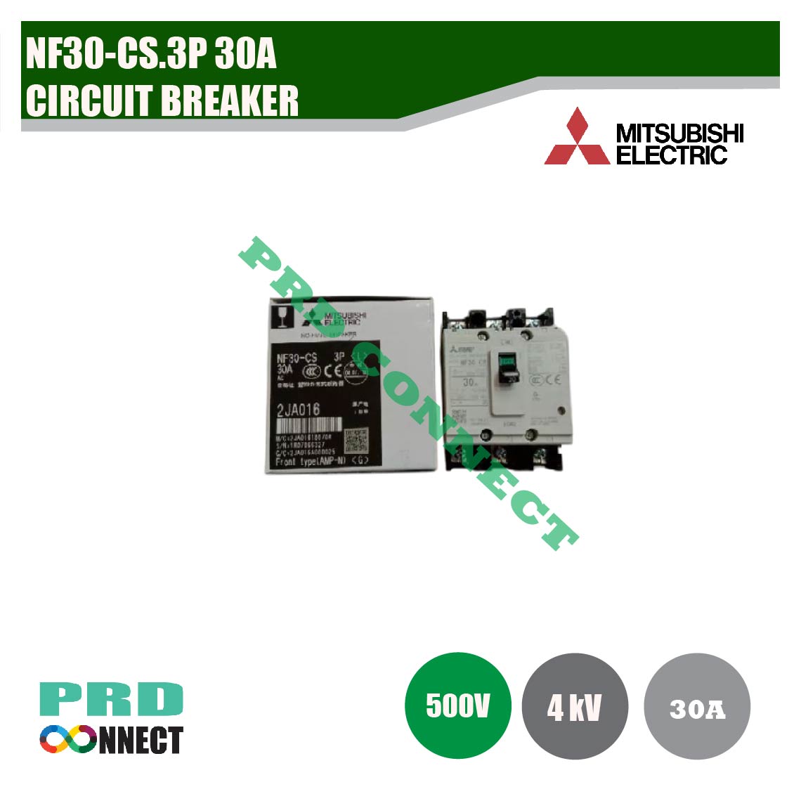 CIRCUIT BREAKER NF30-CS.3P 30A, MITSUBISH