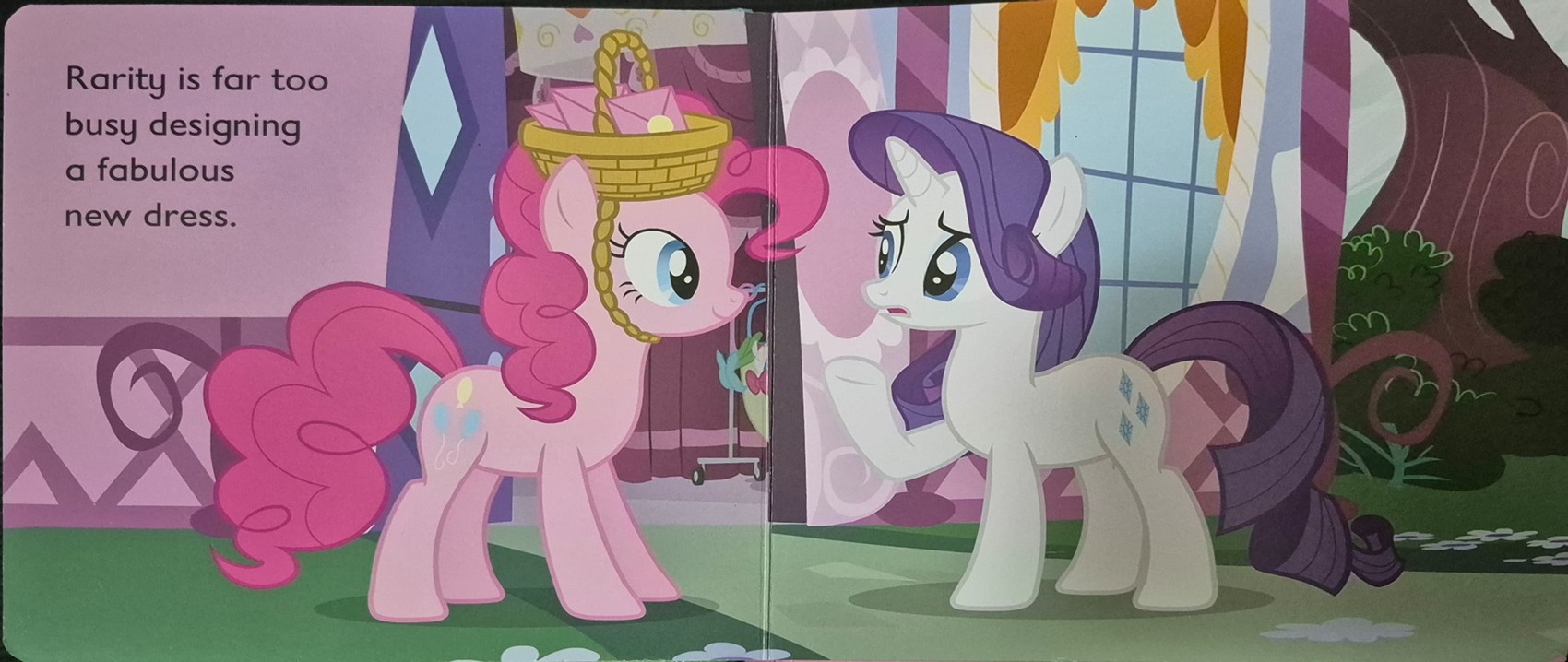 BOARD BOOK ** 🍅🍓MY LITTLE PONY:HAPPY BIRTHDAY, PINKIE PIE