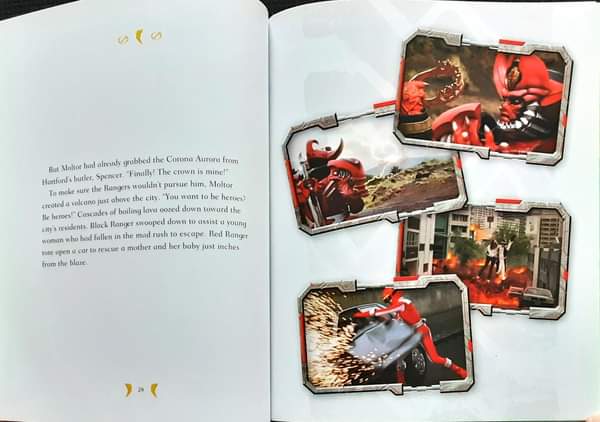 หนังสือนิทานเด็ก ภาษาอังกฤษ ปกแข็ง 🍓🍓POWER RANGER OPERATION OVERDRIVE with CD/Used สภาพ 80-90%