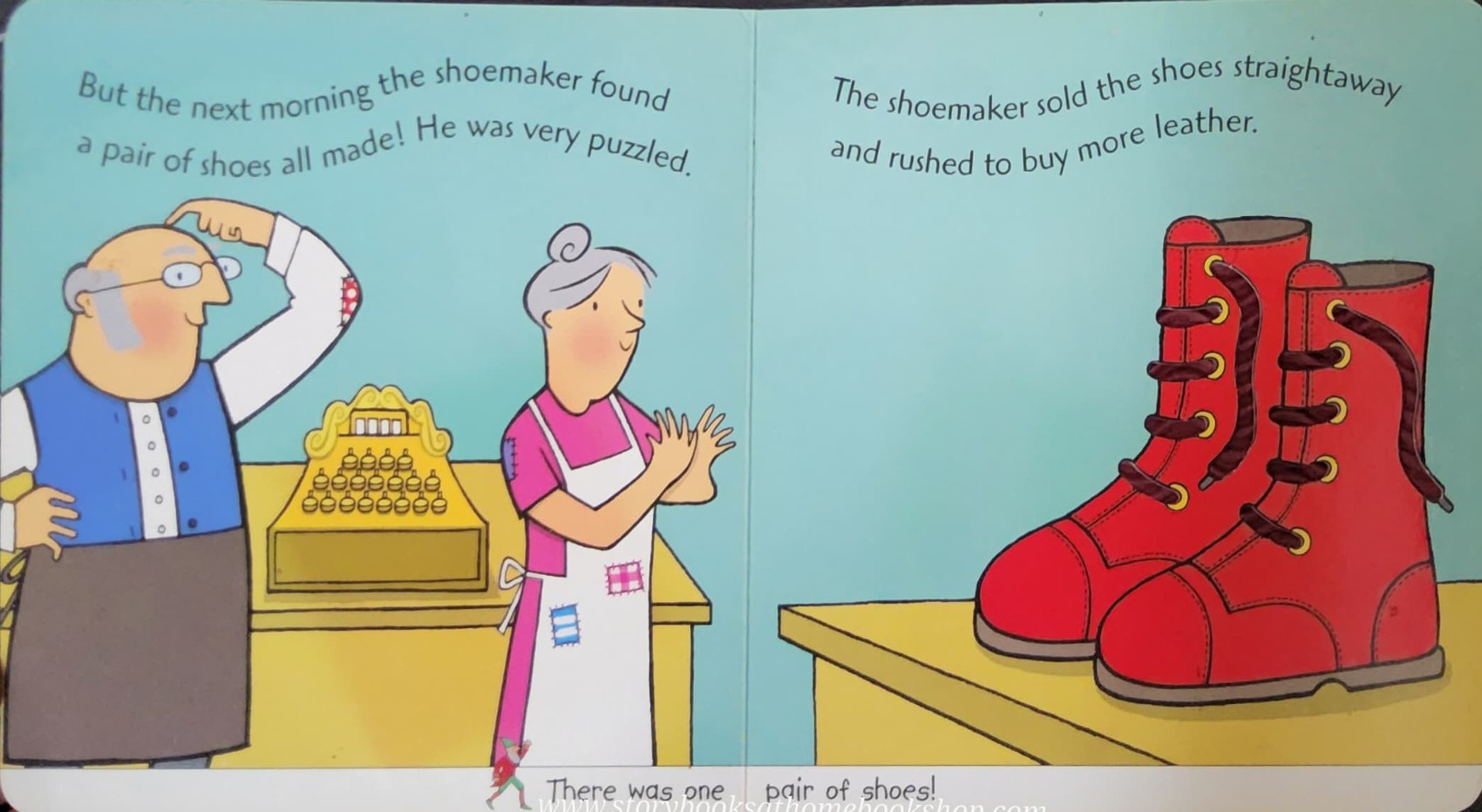 TOUCH AND FEEL BOARD BOOK ** 🍅🍓 THE ELVES AND THE SHOEMAKER