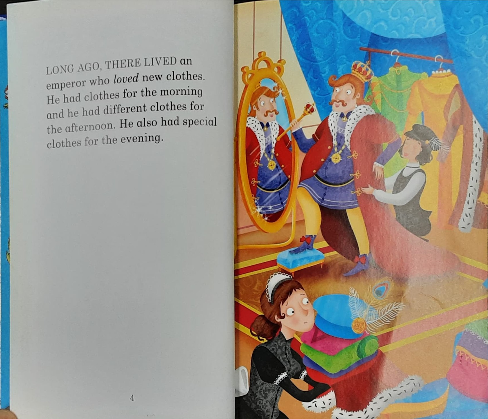 หนังสือนิทานปกแข็ง 🍅🍓The Emperpr's New Clothes/Used สภาพ 80-90%