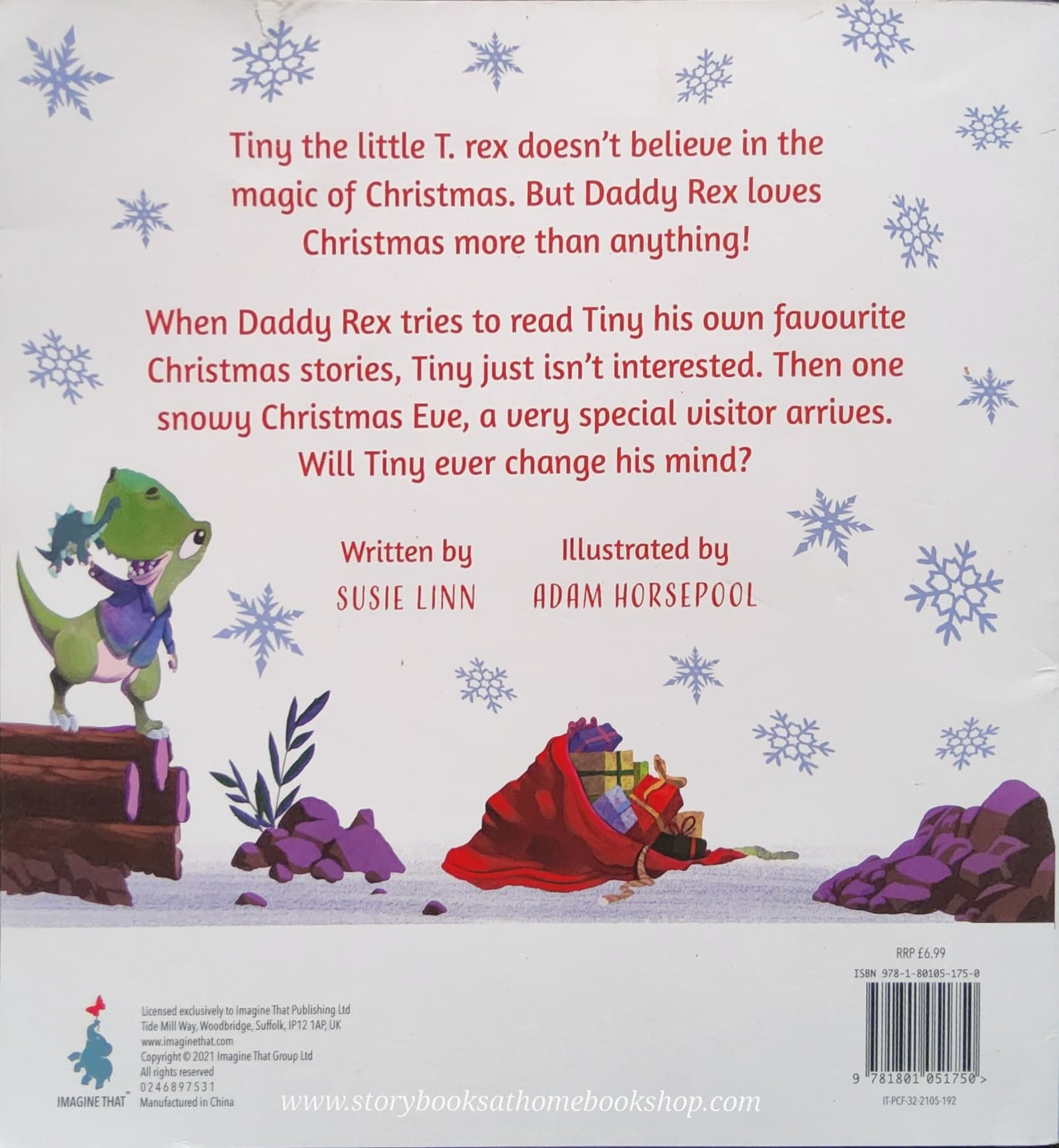 หนังสือนิทานปกอ่อน** 🍅🍓DINO CLAUS A TALE OF CHRITMAS MAGIC