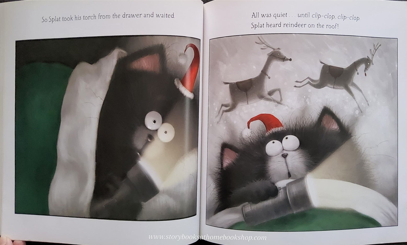 หนังสือนิทานปกอ่อน** 🍅🍓 MERRY CHRISTMAS,SPLAT BY ROB SCOTTON