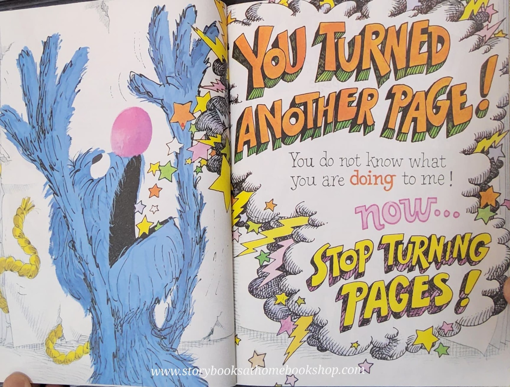 หนังสือนิทานปกแข็ง** 🍅🍓SESAME ST:THE MONSTER AT THE END OF THIS BOOK