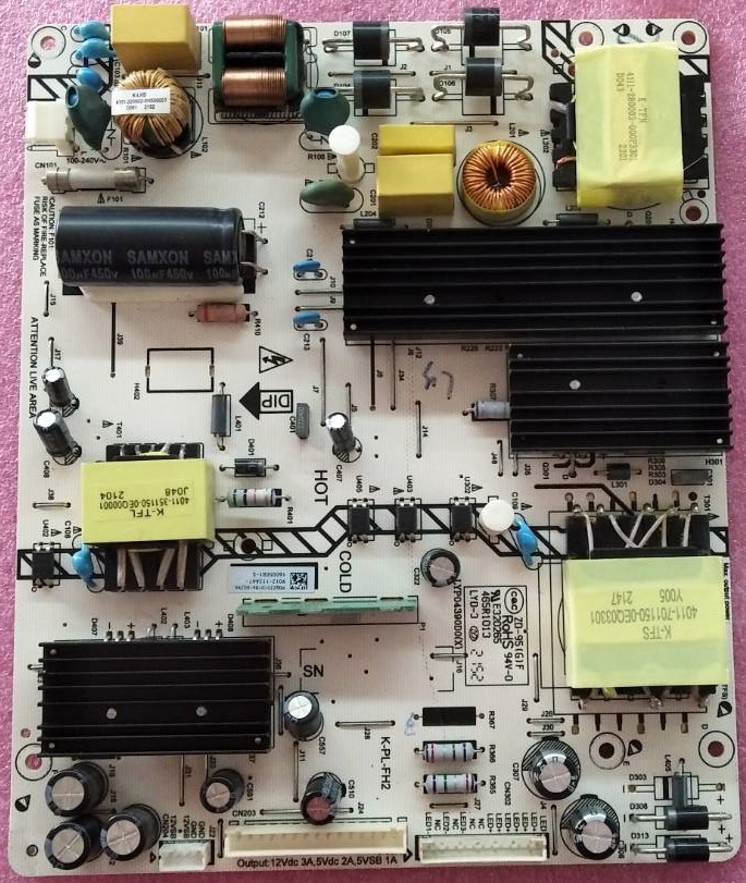 ซัพพลายทีวี อโคเนติก ACONATIC อะไหล่แท้/มือสองพร้อมใช้งาน ใช้กับรุ่น50US400AN พาร์ทLYP0439D0(X)