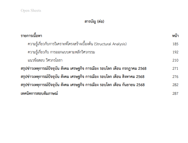 แนวข้อสอบ วิศวกรโยธา กรมการพัฒนาชุมชน