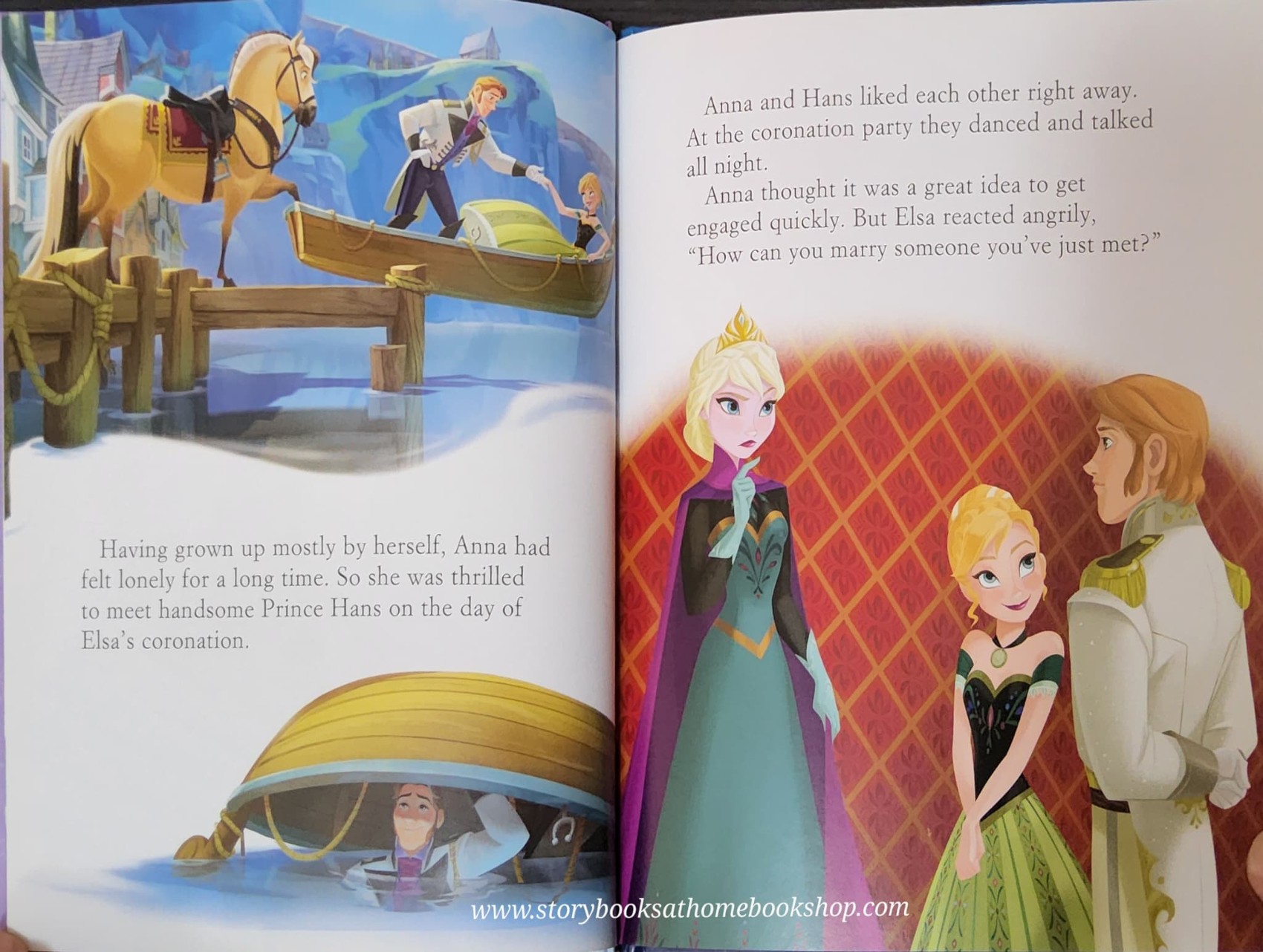 หนังสือนิทานปกแข็ง** 🍅🍓DISNEY FROZEN MAGICAL STORY 3D COVER