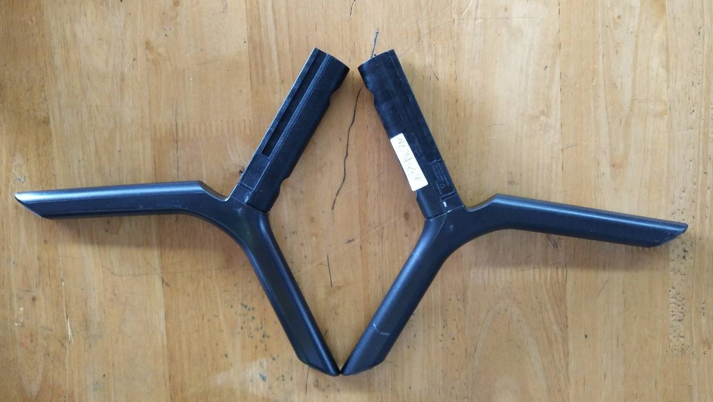 ขาตั้ง TV SAMSUNG (ซัมซุง) อะไหล่แท้/ของถอดจากเครื่อง ใช้กับรุ่นUA55RU7100K UA55RU7200K UA55RU7300K