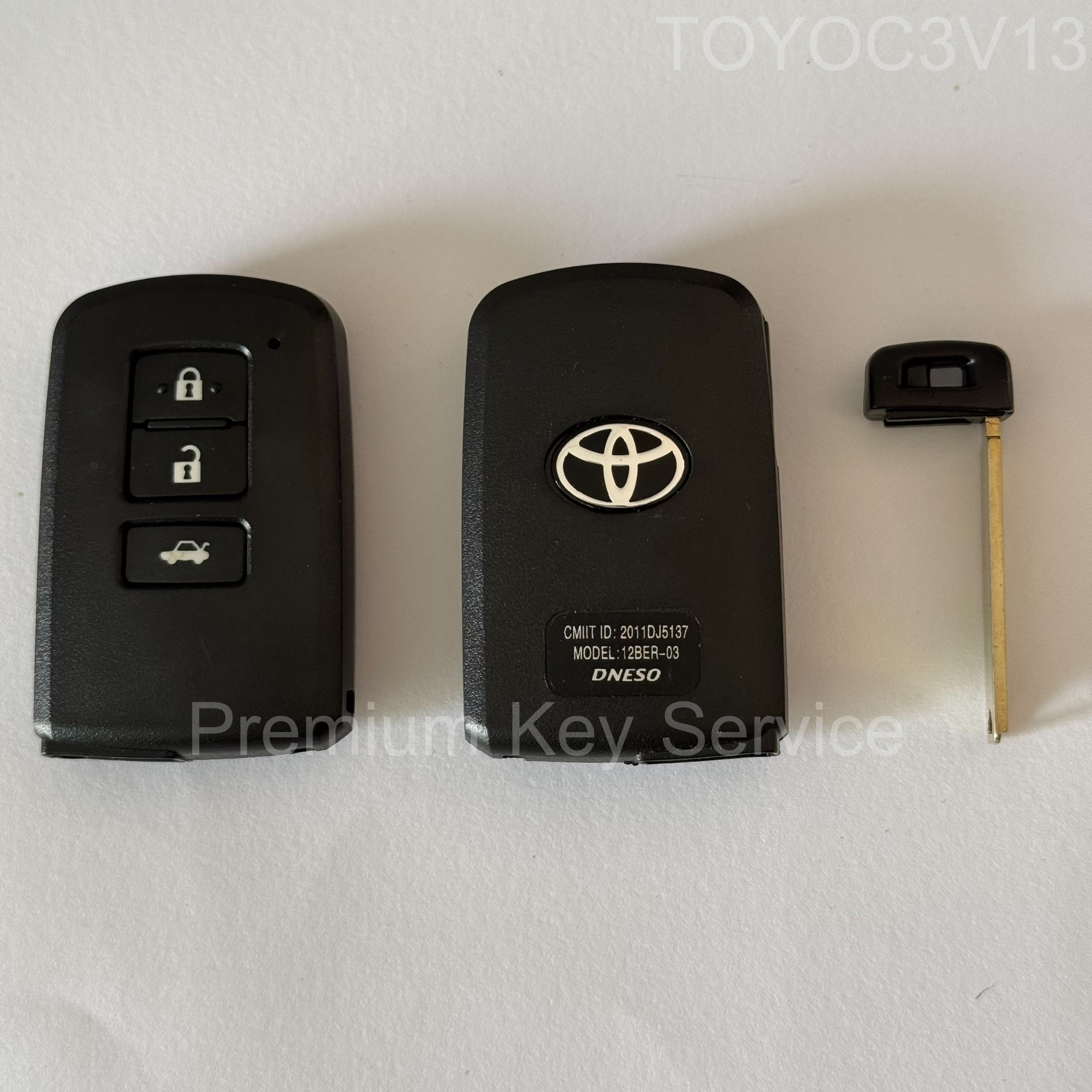 กรอบรีโมต Toyota Smart Key 3 ปุ่ม
