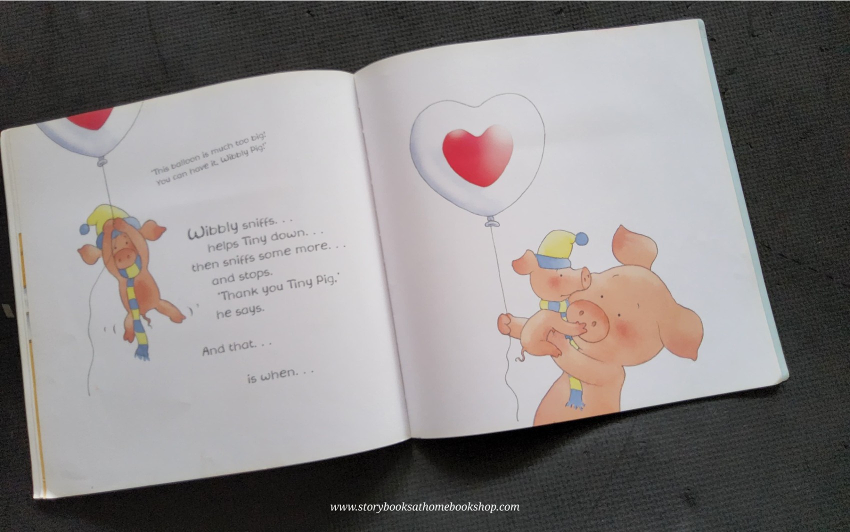 หนังสือนิทานปกอ่อน ** 🍅🍓 WIBBLY PIG HAS 10 BALLOONS BY MICK INKPEN