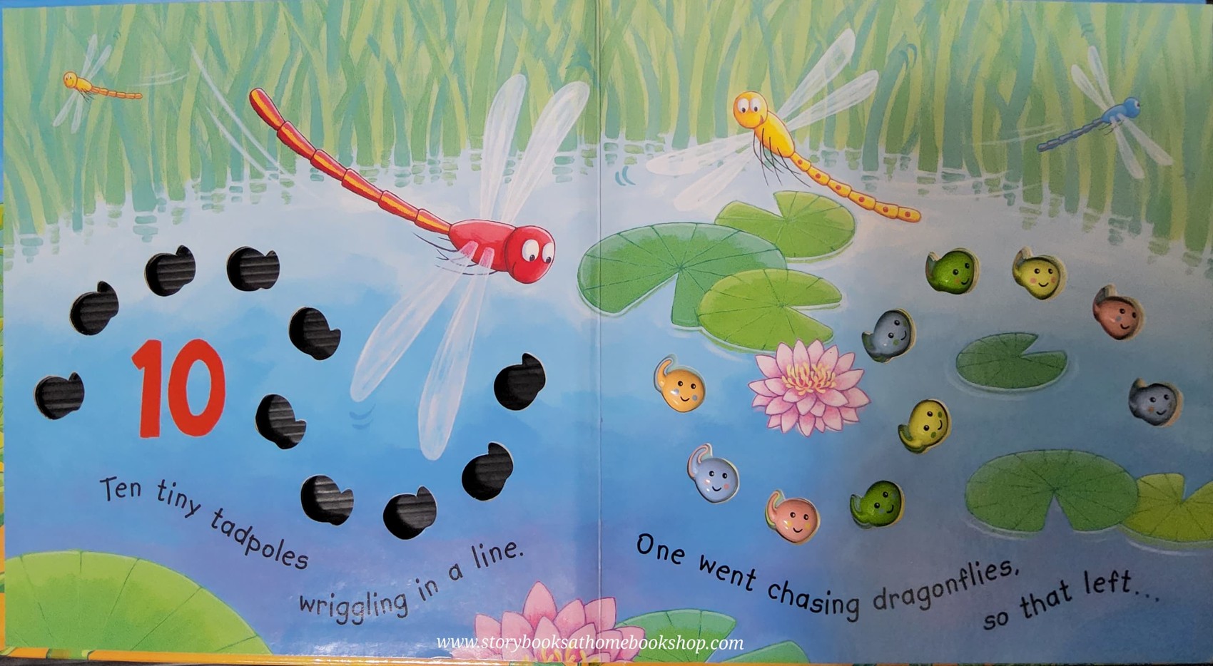 TOUCH AND FEEL POP UP BOOK ** 🍅🍓TEN TINY TADPOLES