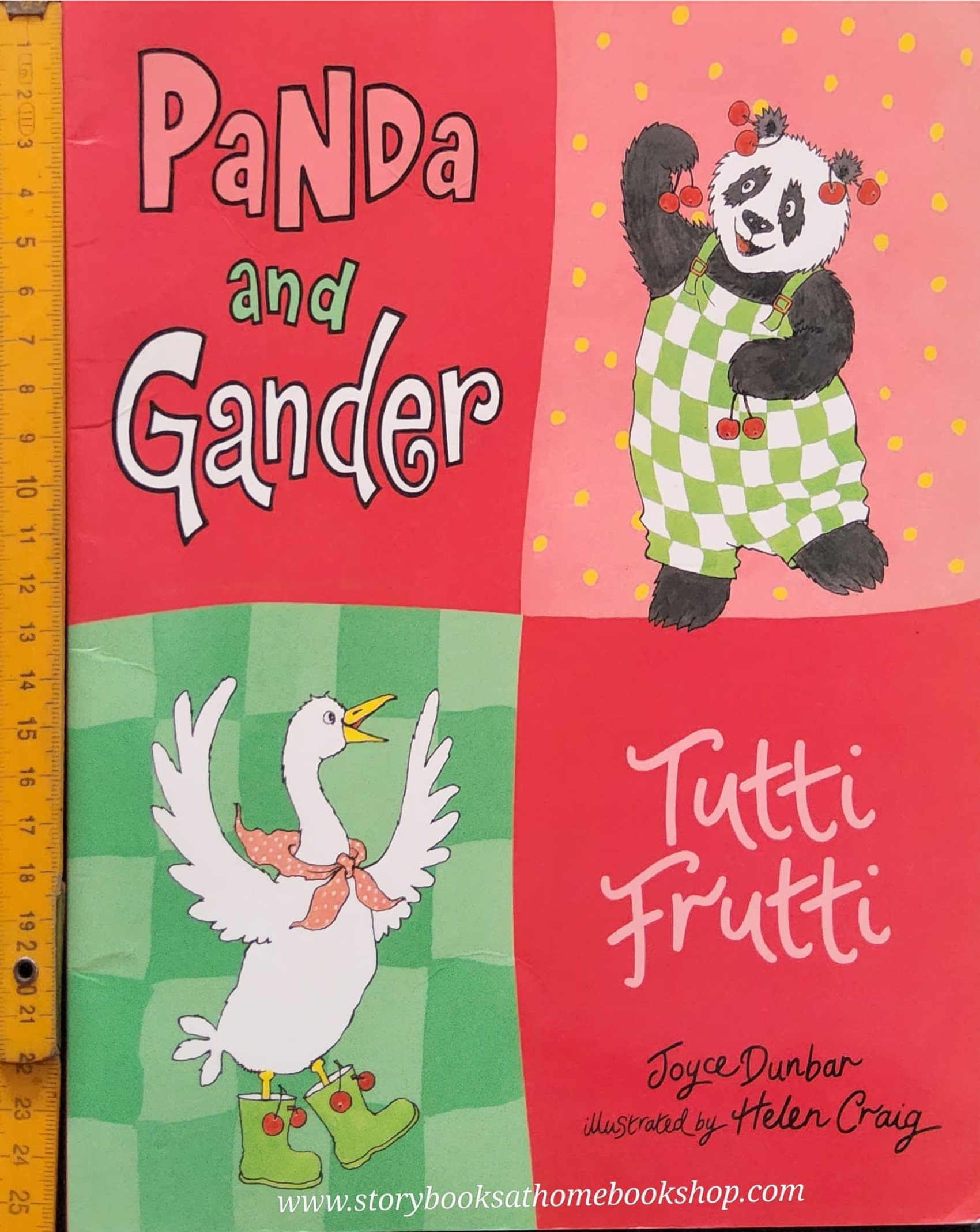หนังสือนิทานปกอ่อน** 🍅🍅PANDA AND GANDER TUTTI FRUTTI BY JOYCE DUNBAR