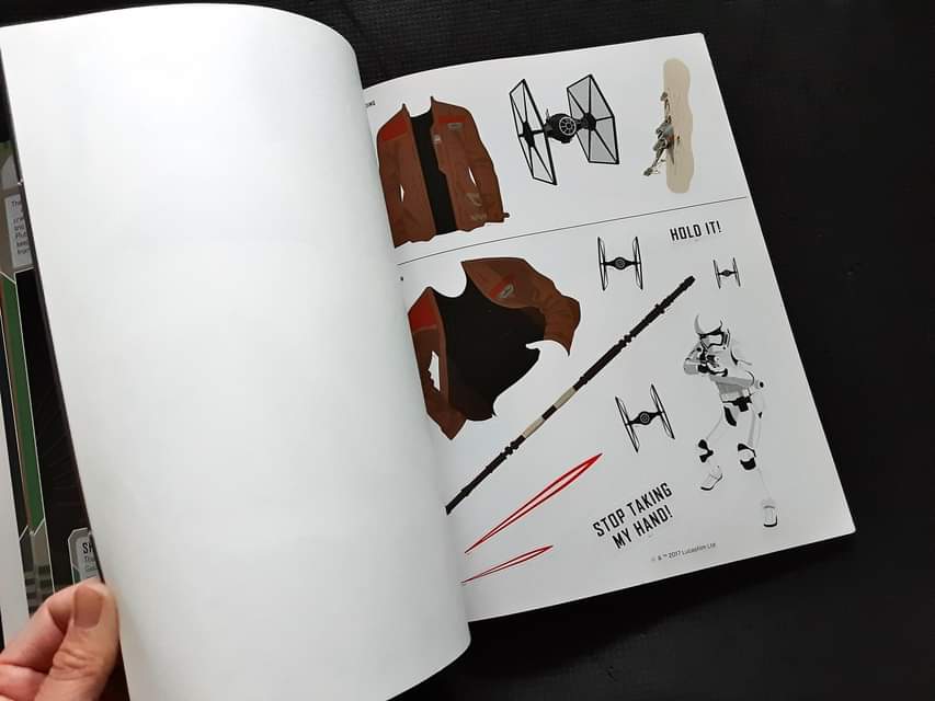 ACTIVITIES BOOK ** ð
ð STAR WARS FINN'S ADVENTURE STICKER BOOK