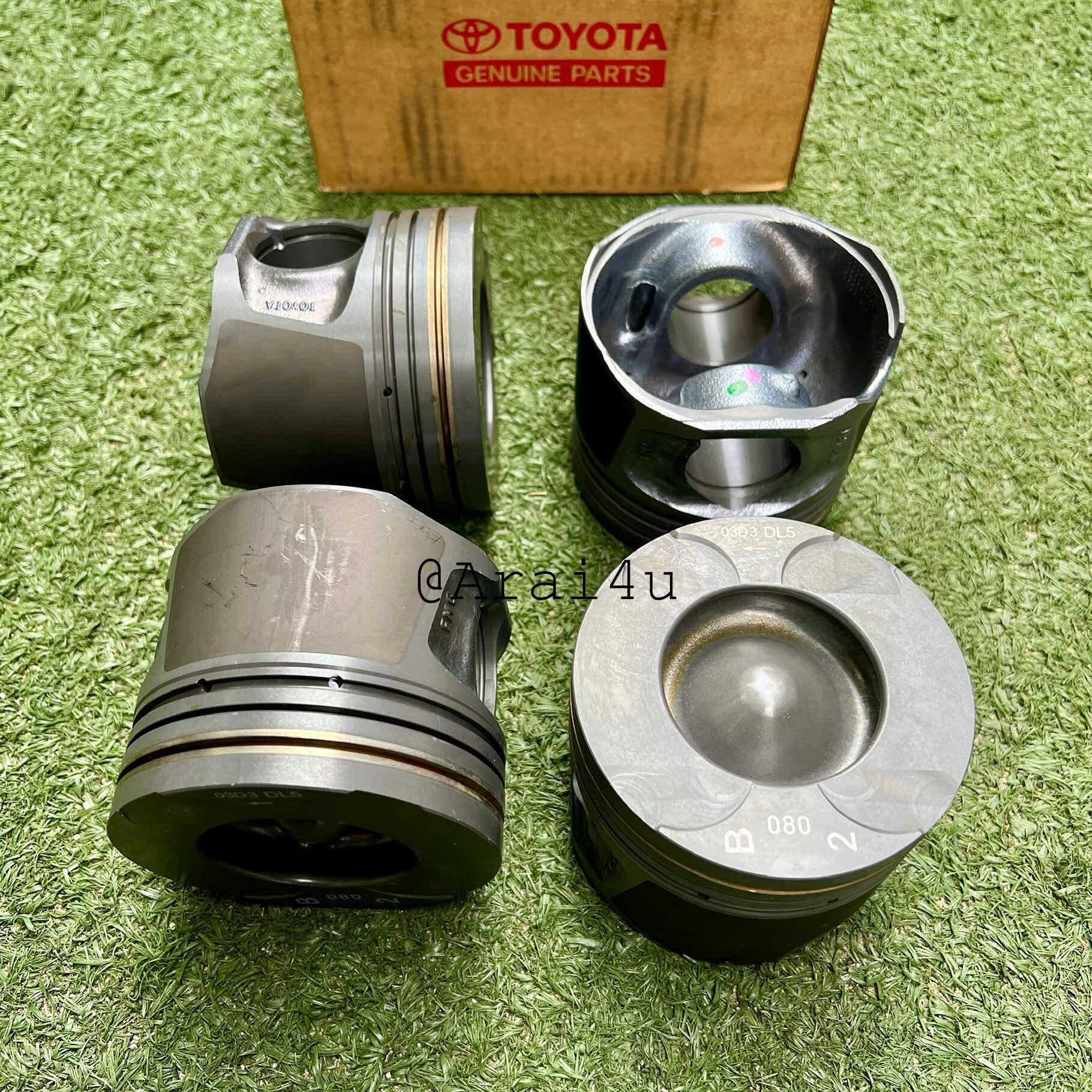 ชุดลูกสูบ TOYOTA VIGO ดีเซล เครื่อง 1KD 3.0 STD SET4ลูก