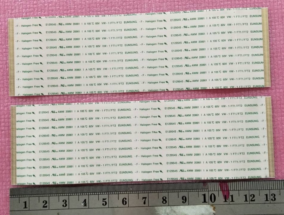 สายแพ SONY(โซนี่) อะไหล่แท้/มือสองพร้อมใช้งาน ใช้กับรุ่น KD-43X8300C ใช้กับทีคอนพาร์ท6870C-0568A