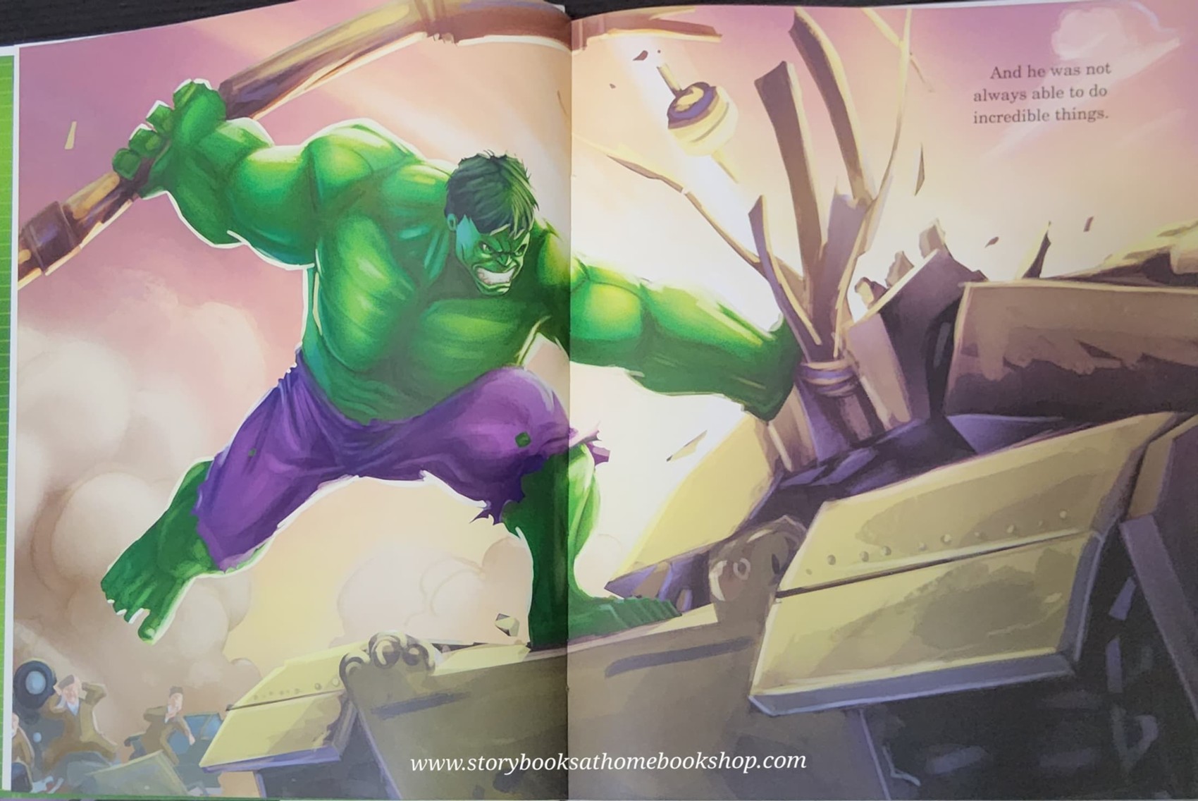 หนังสือนิทานปกแข็ง** 🍓🍓MARVEL AVENGERS ASSEMBLE HULK AN ORIGINAL STORY