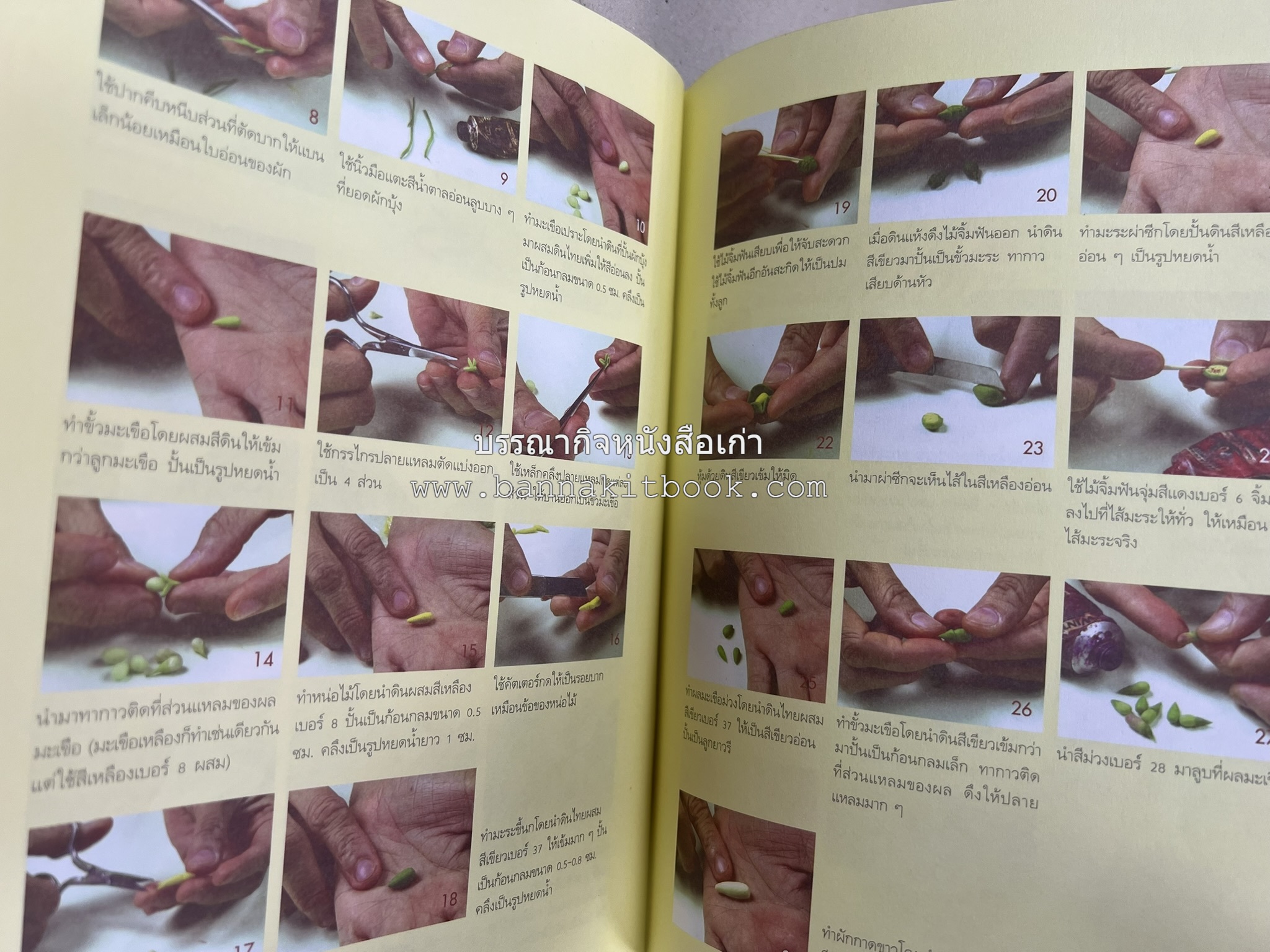 อาหารจิ๋วจากดิน : งานศิลป์จากดินปั้น โดย : อ.อุไร บุญลาโภ.