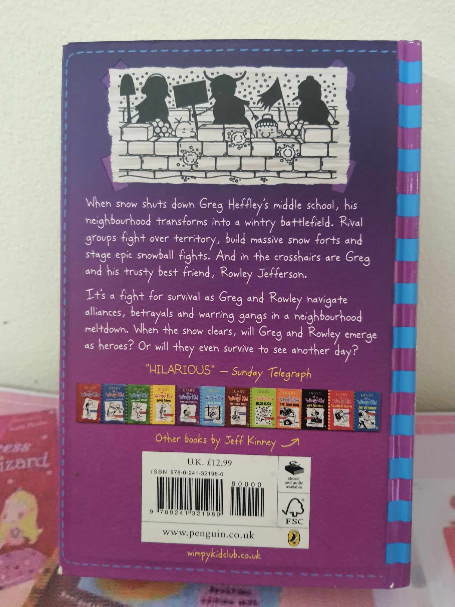 วรรณกรรมเยาวชน INTERNATIONAL BESTSELLER** **หนังสือนิทานปกแข็ง** 🍅🍅DIARY OF A WIMPY KID THE MELTDOWN