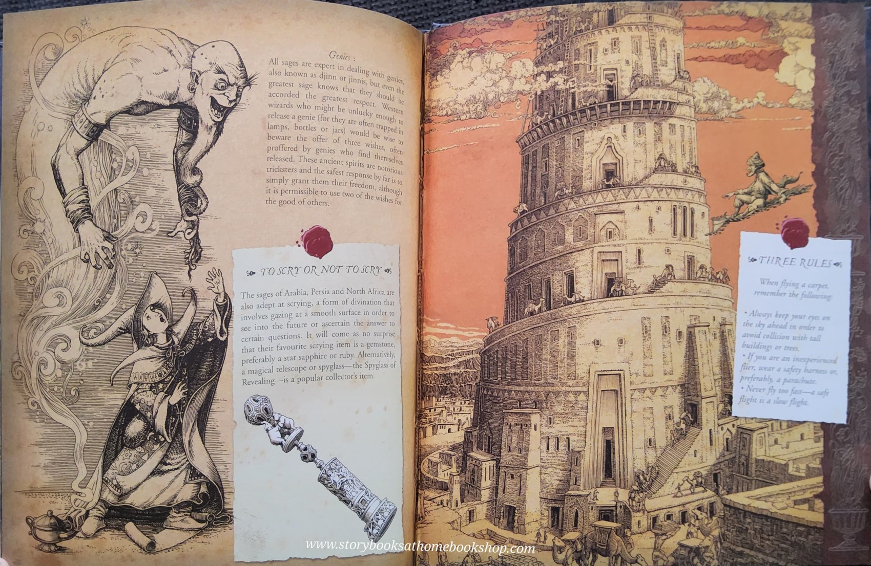 หนังสือนิทานปกแข็ง** 🍅🍓A GUIDE TO WIZARDS OF THE WORLD