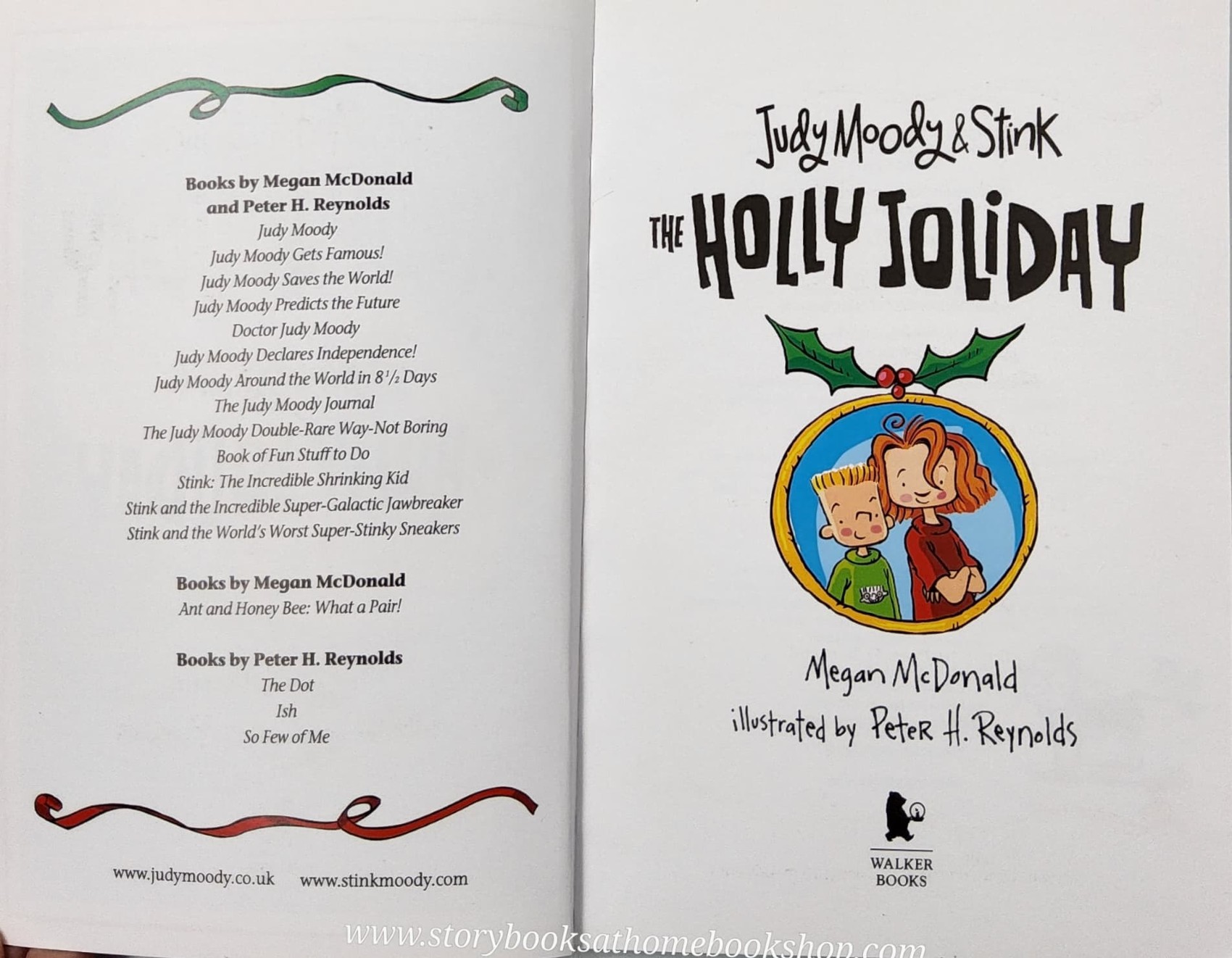วรรณกรรมเยาวชน** 🍅🍓JUDY MOODY&STINK:THE HOLLY JOLIDAY BY MEGAN McDONALD