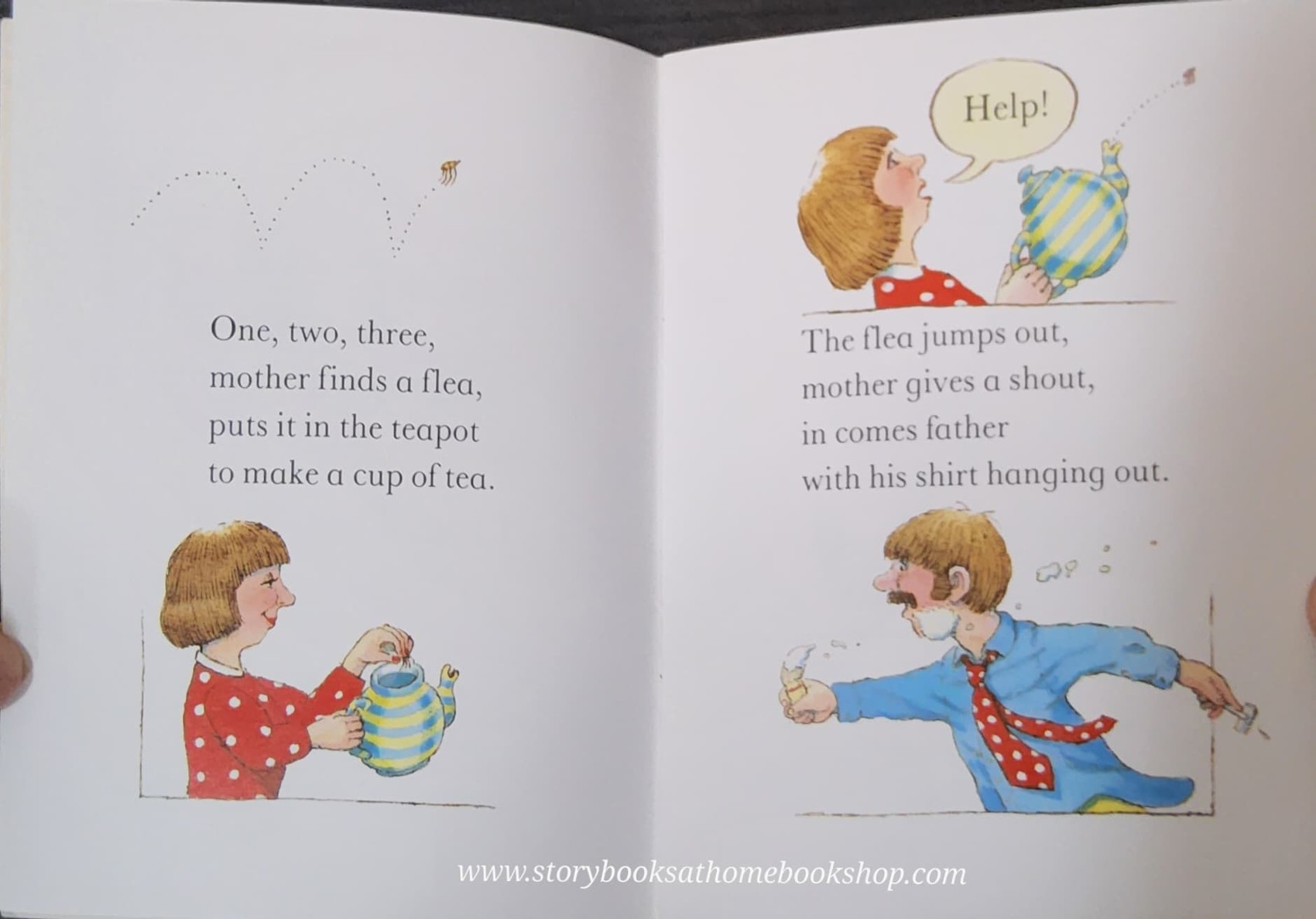 หนังสือนิทานปกอ่อน** 🍅RED NOSE READERS:ONE,TWO,FLEA! BY ALLAN AHLBERG+COLIN McNAUGHTON